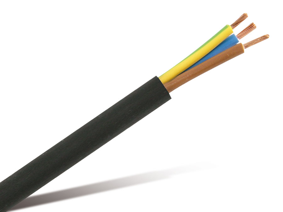 RAUTRONIC PVC-Schlauchleitung H03VV-F, 3G0,75, 100 m, schwarz RAUTRONIC PVC-Schlauchleitung H03VV-F, 3G0,75, 100 m, schwarz