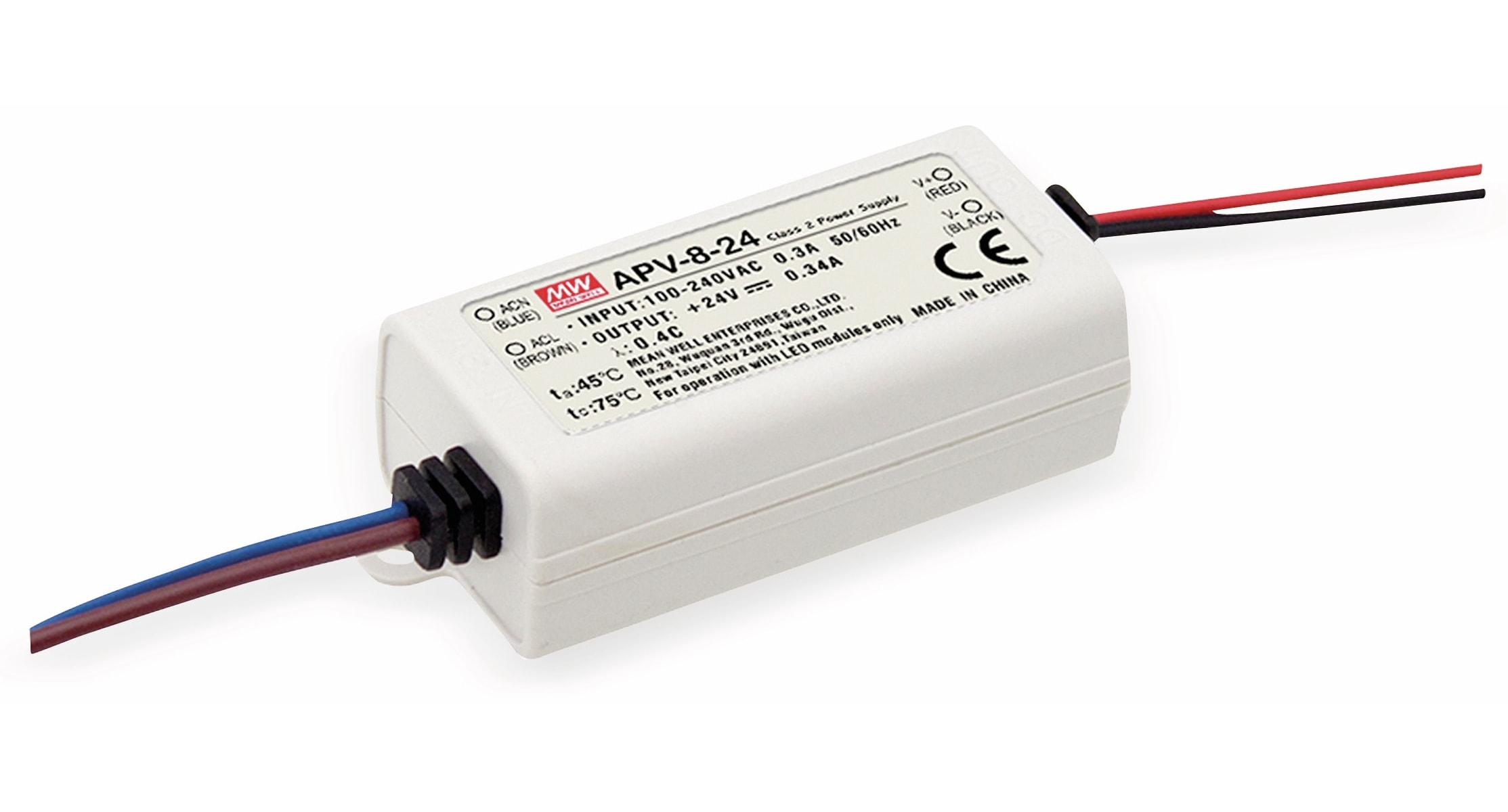 MEAN WELL Schaltnetzteil APV-8-24, 24 V-/0,34 A MEAN WELL Schaltnetzteil APV-8-24, 24 V-/0,34 A