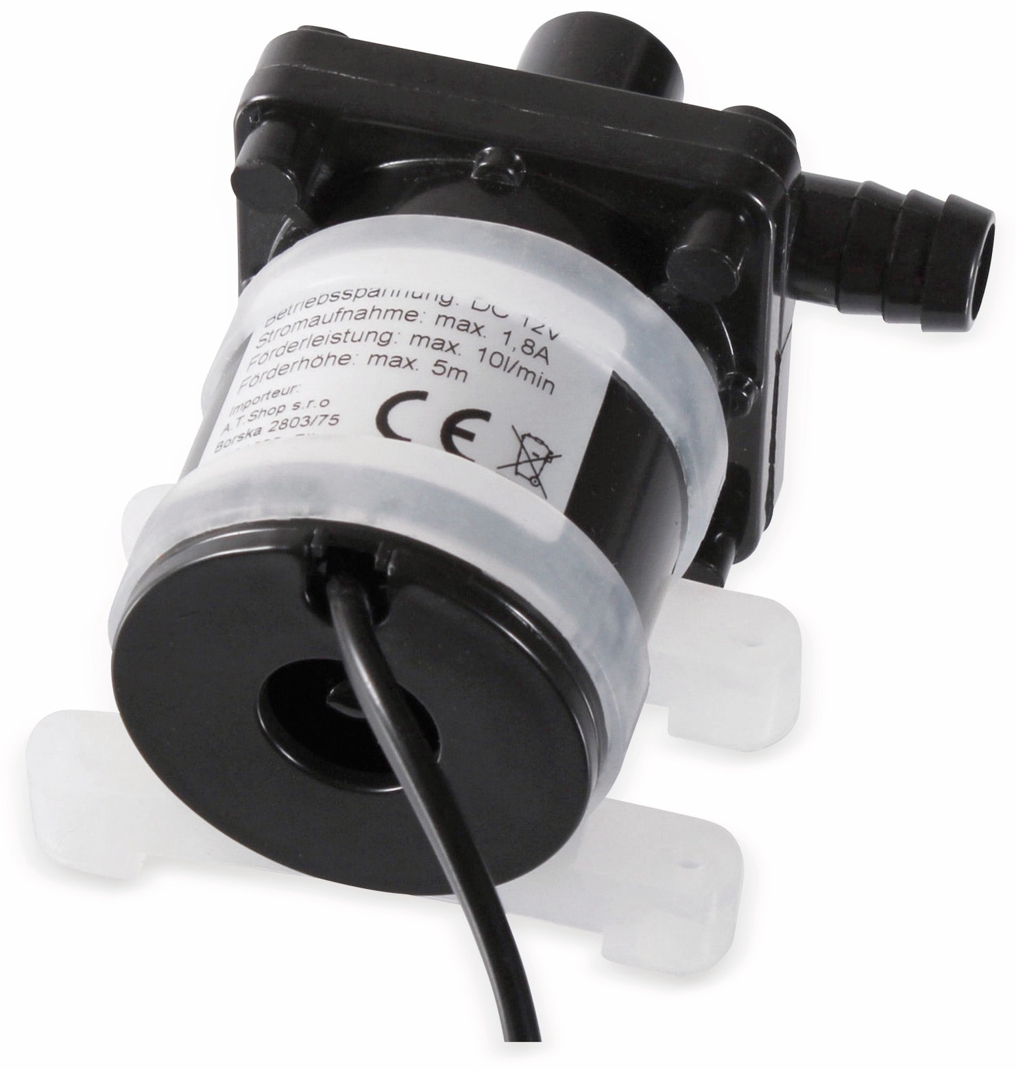 Wasserpumpe 12 V-, 10 l/min.