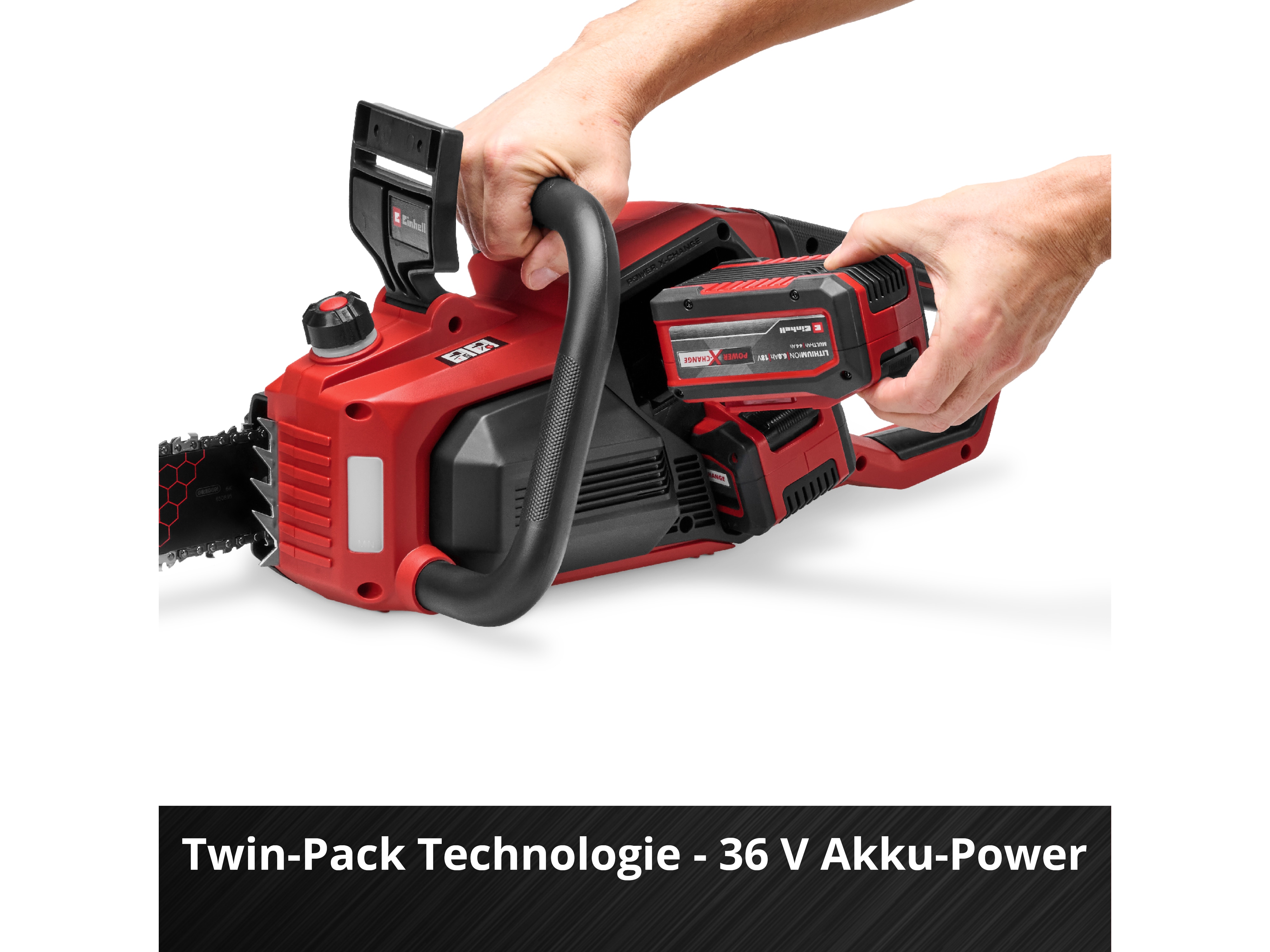 EINHELL PROFESSIONAL Akku-Kettensäge GP-LC 36/40 Li BL Kit (2x 4,0 Ah)