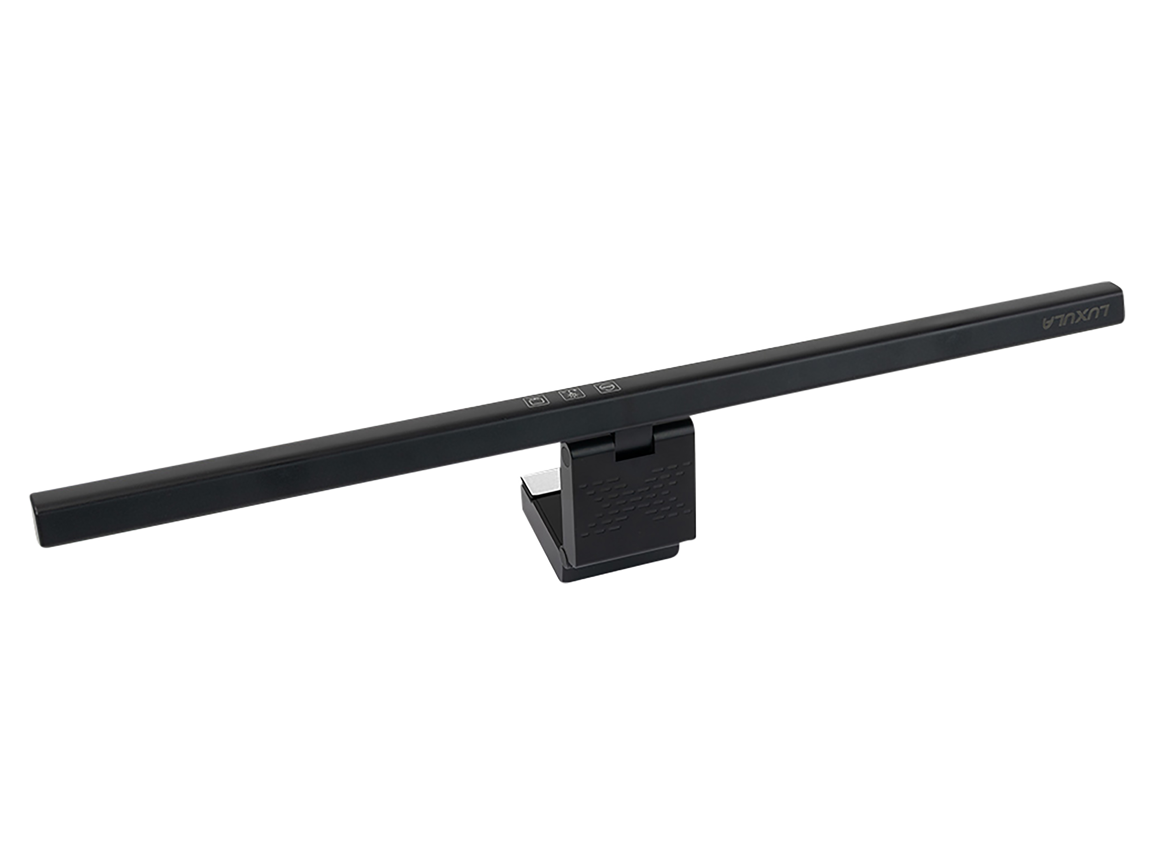 LUXULA LED-Monitorleuchte, 5W, EEK: G, 250lm, CCT, IP20, Touch Control, schwarz, 50 cm