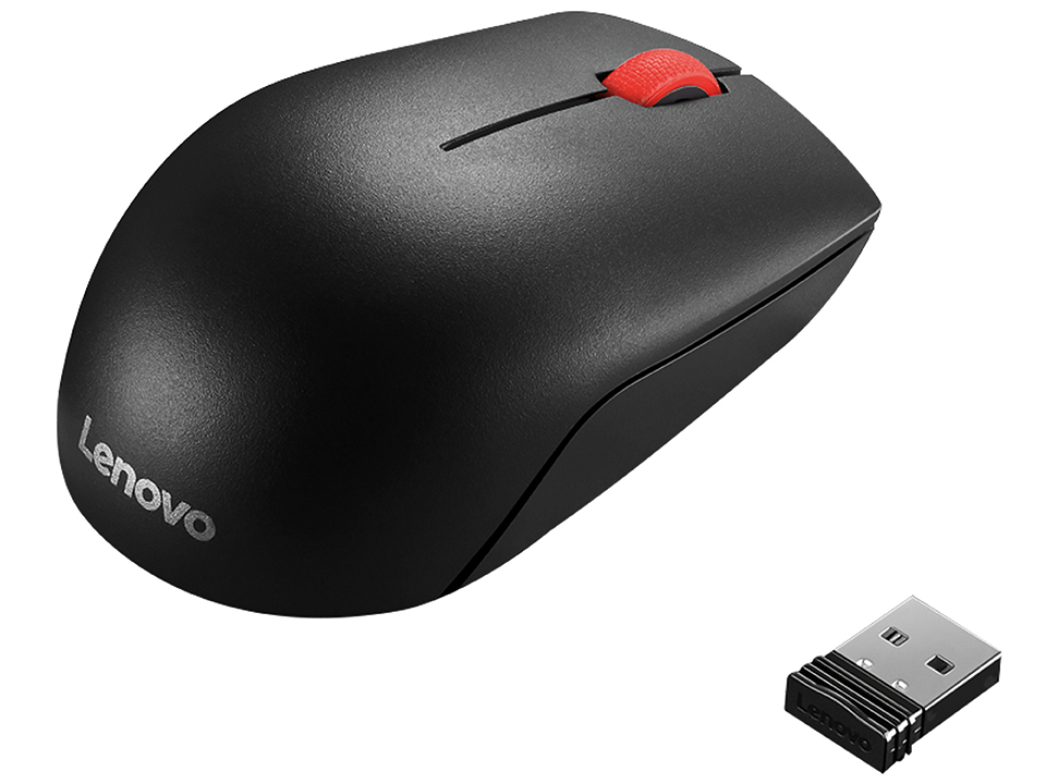 LENOVO Maus 4Y50R20864, Büro, beidhändig, RF Wireless, optisch