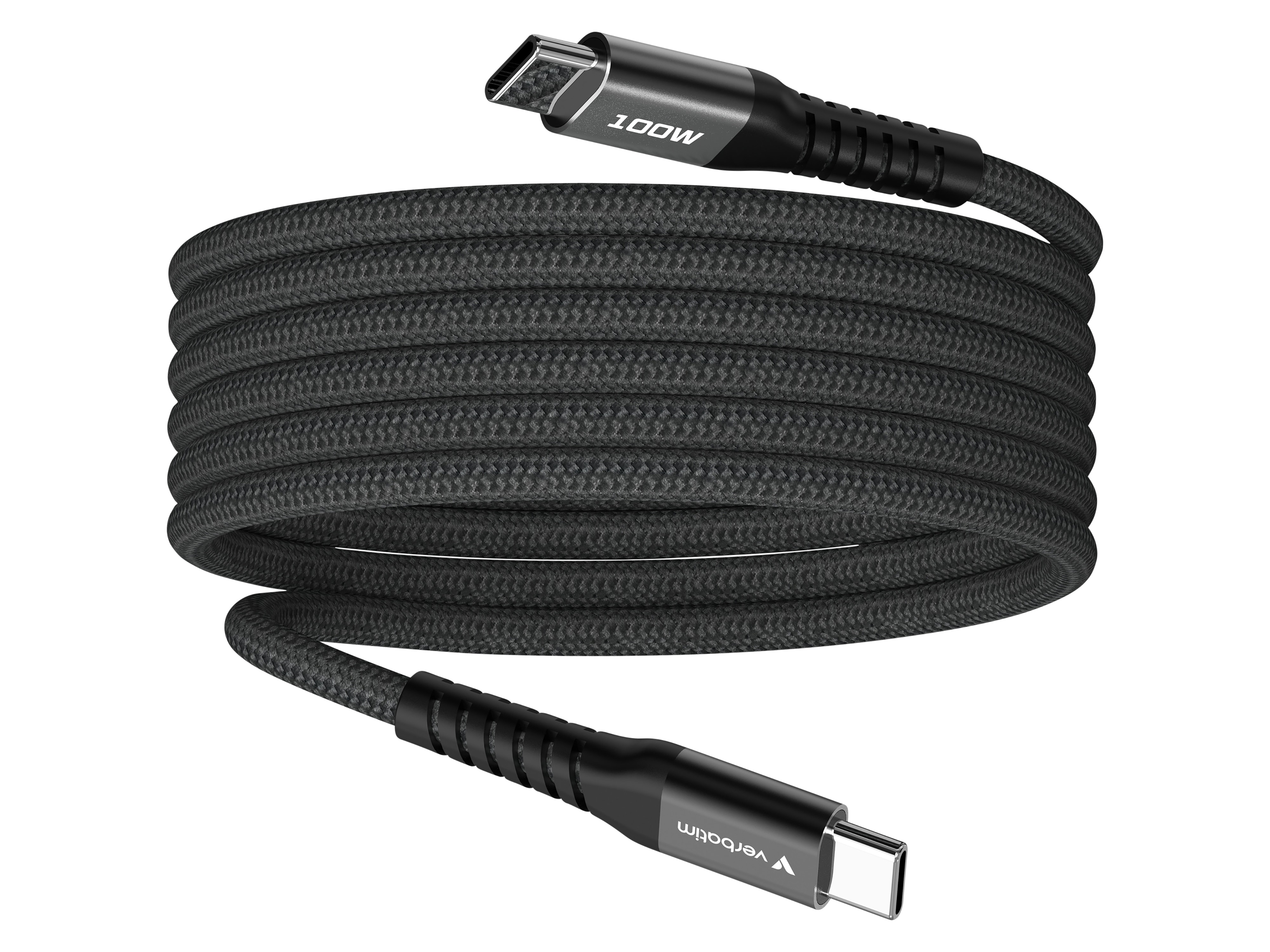 VERBATIM USB-C Kabel 31856 100W 1.2m schwarz magnetisch