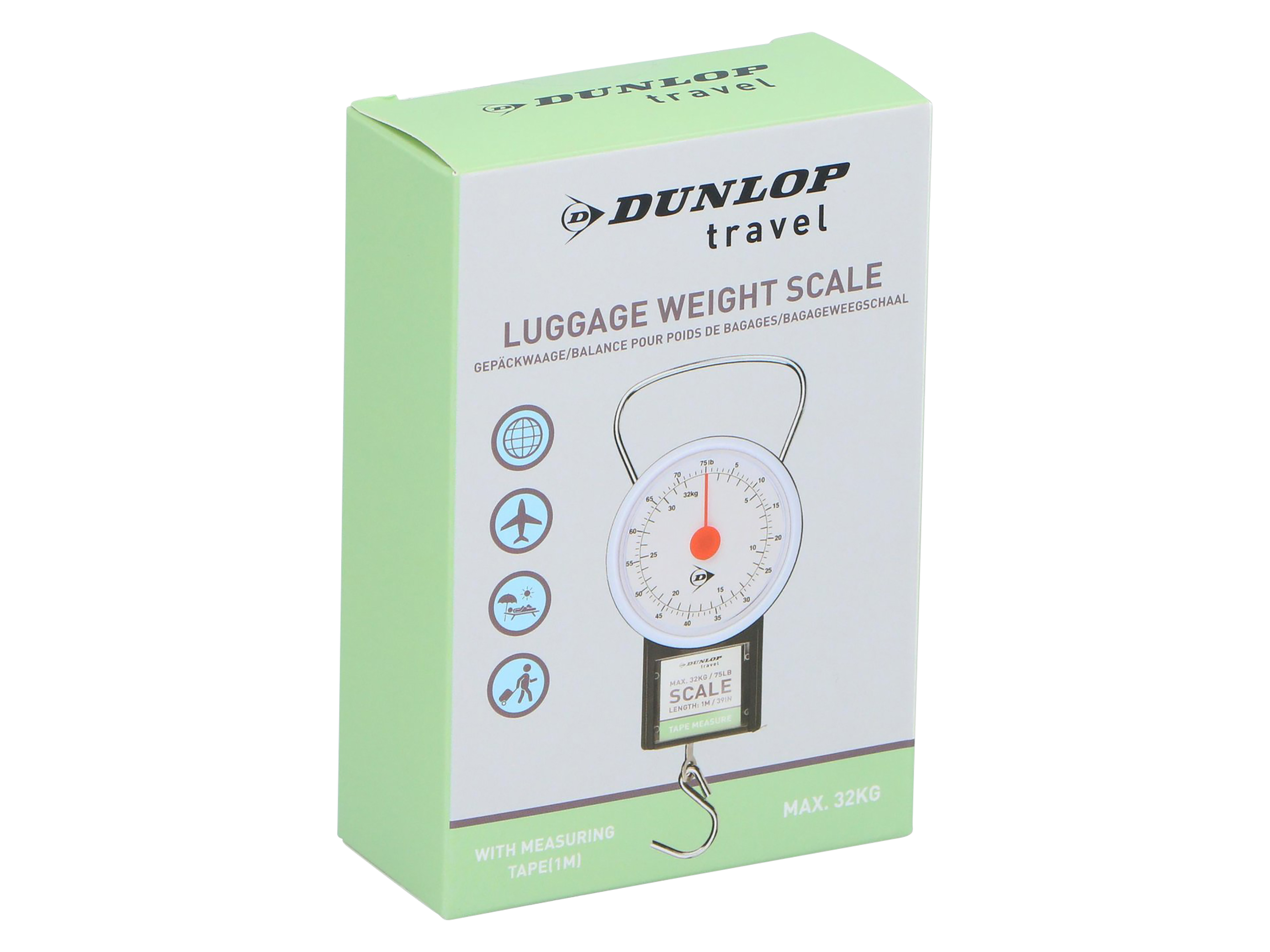 DUNLOP Gepäckwaage, max. 32 kg DUNLOP Gepäckwaage, max. 32 kg