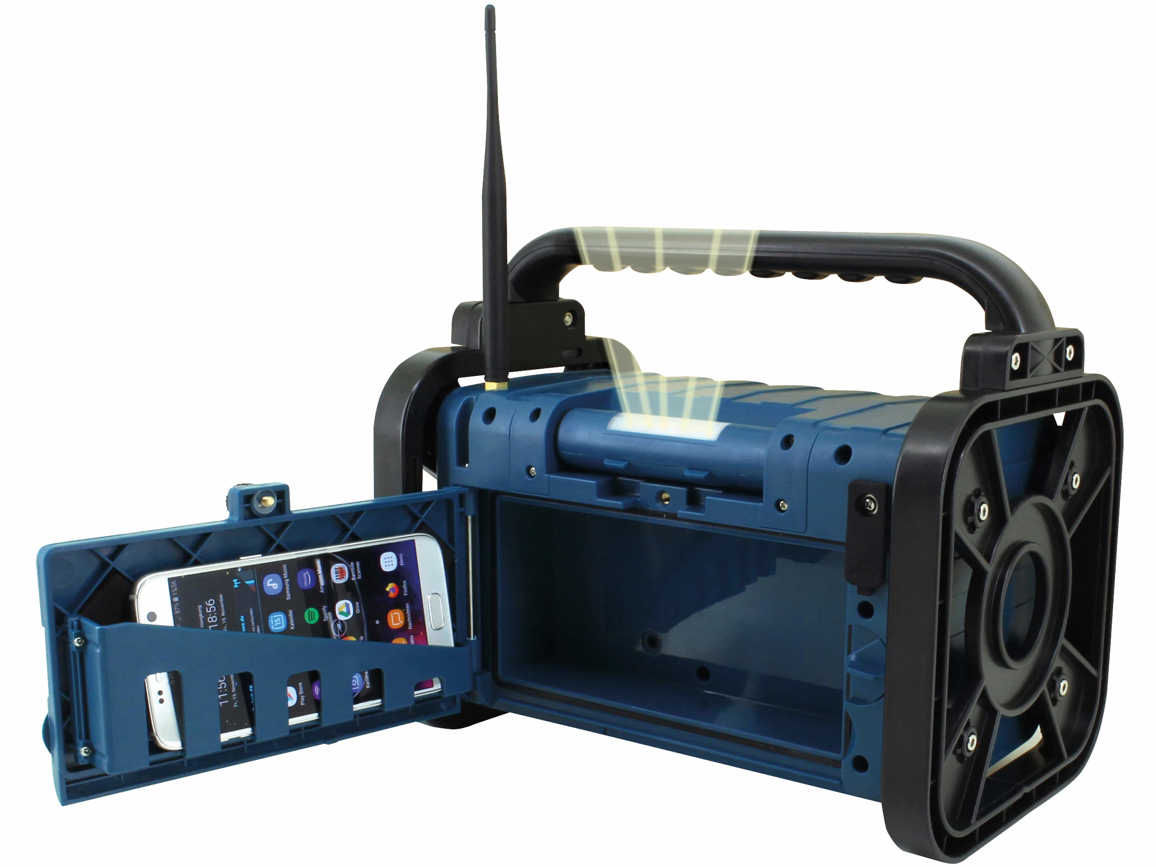 SOUNDMASTER DAB+/UKW Akku-Radio DAB85BL, blau/schwarz SOUNDMASTER DAB+/UKW Akku-Radio DAB85BL, blau/schwarz