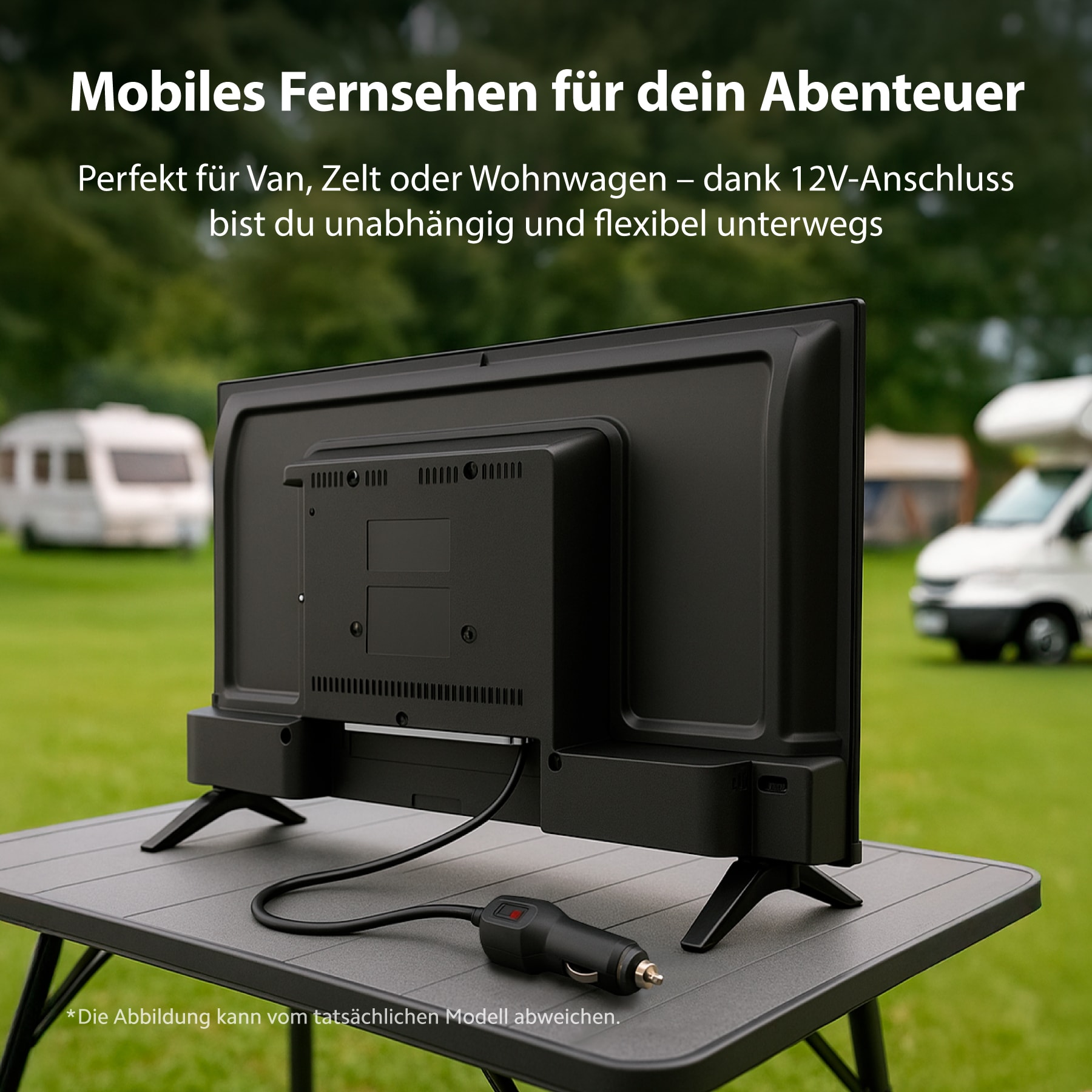 DYON Smart-TV 24VX-VHD, 24" (60cm), HD, 12 V Anschlusskabel DYON Smart-TV 24VX-VHD, 24" (60cm), HD, 12 V Anschlusskabel