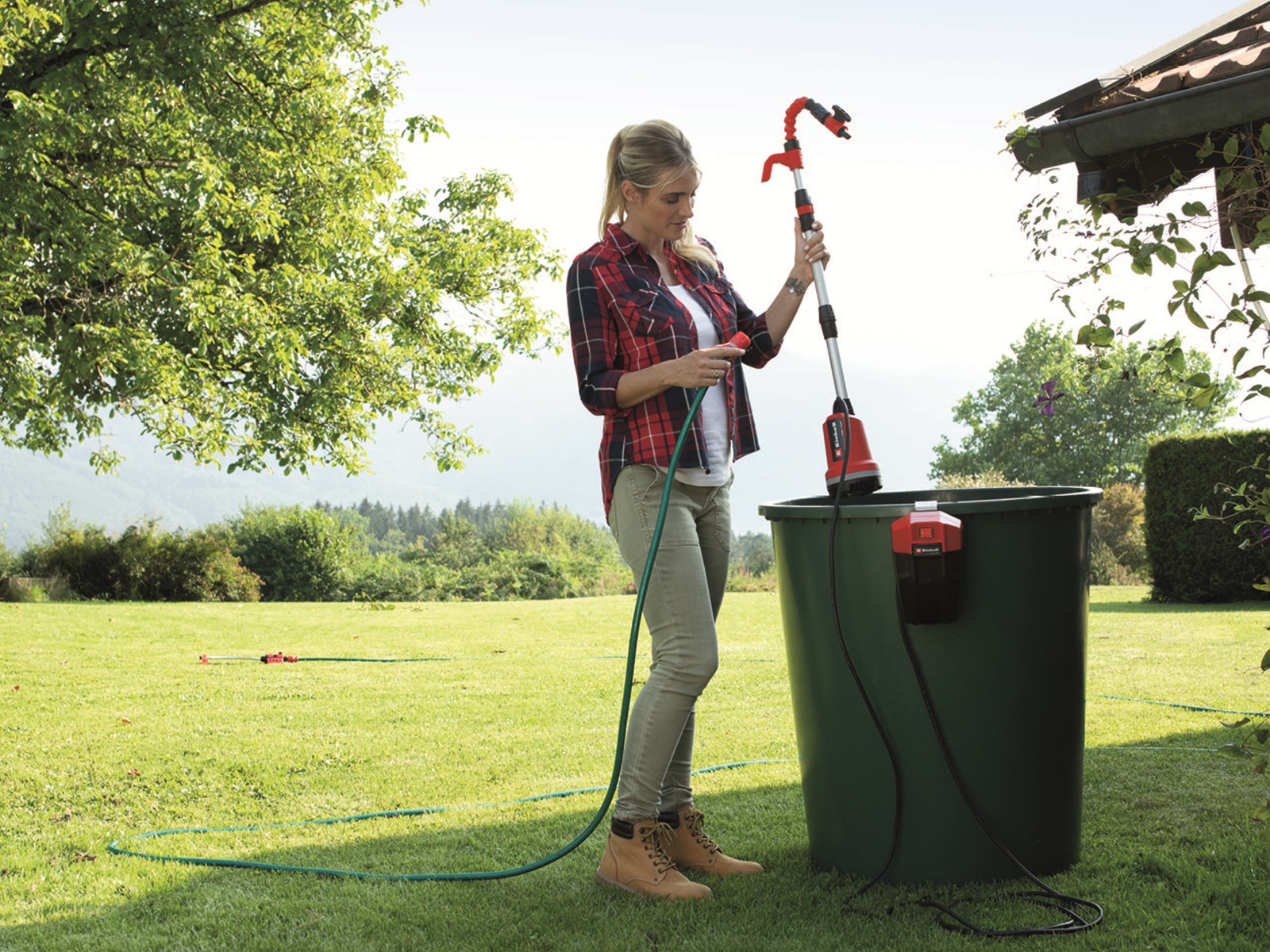 EINHELL Akku-Klarwasserpumpe GE-PP 18 RB Li + Starterset EINHELL Akku-Klarwasserpumpe GE-PP 18 RB Li + Starterset
