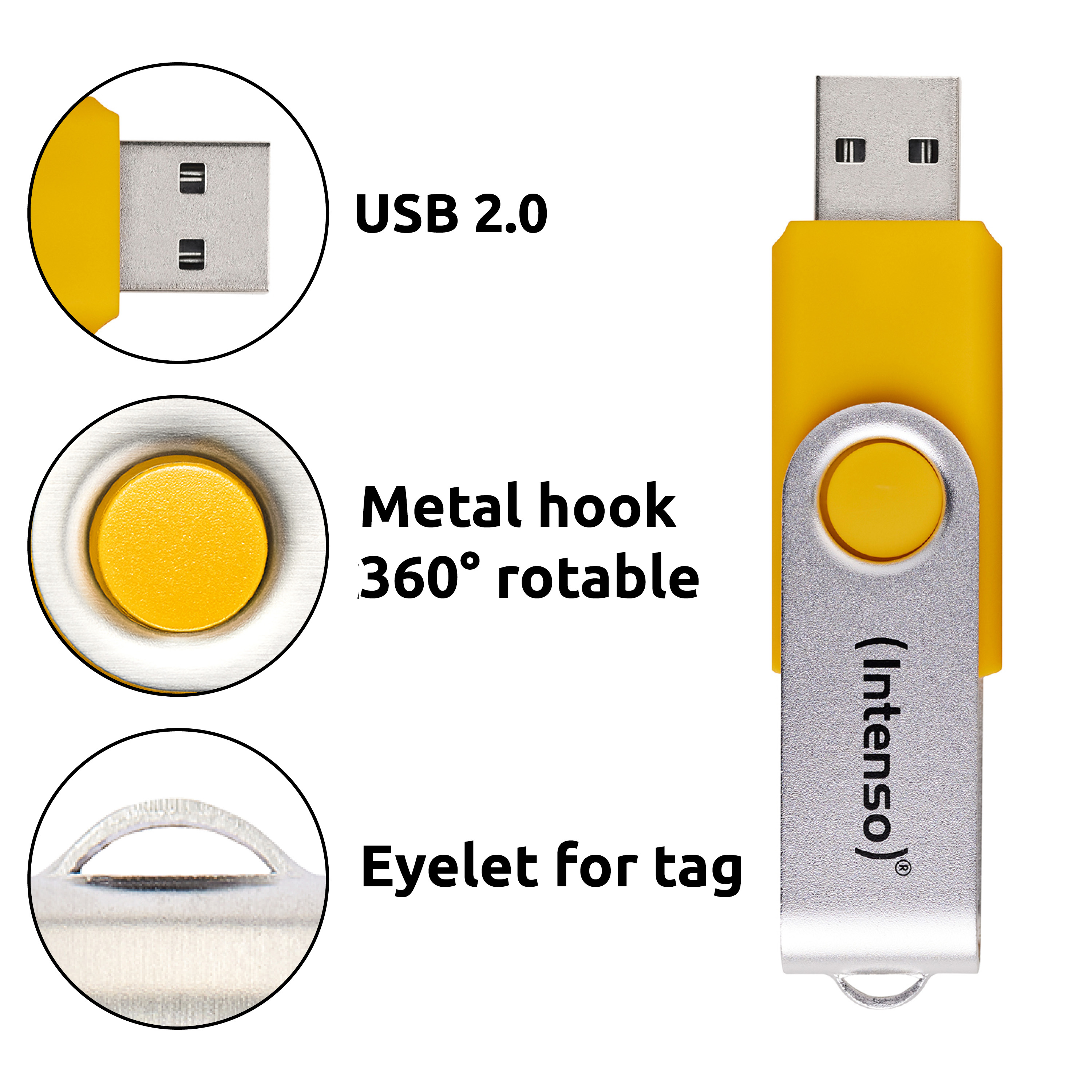 INTENSO USB-Stick Office Line 3543575 USB 3.2 16GB 5er Pack