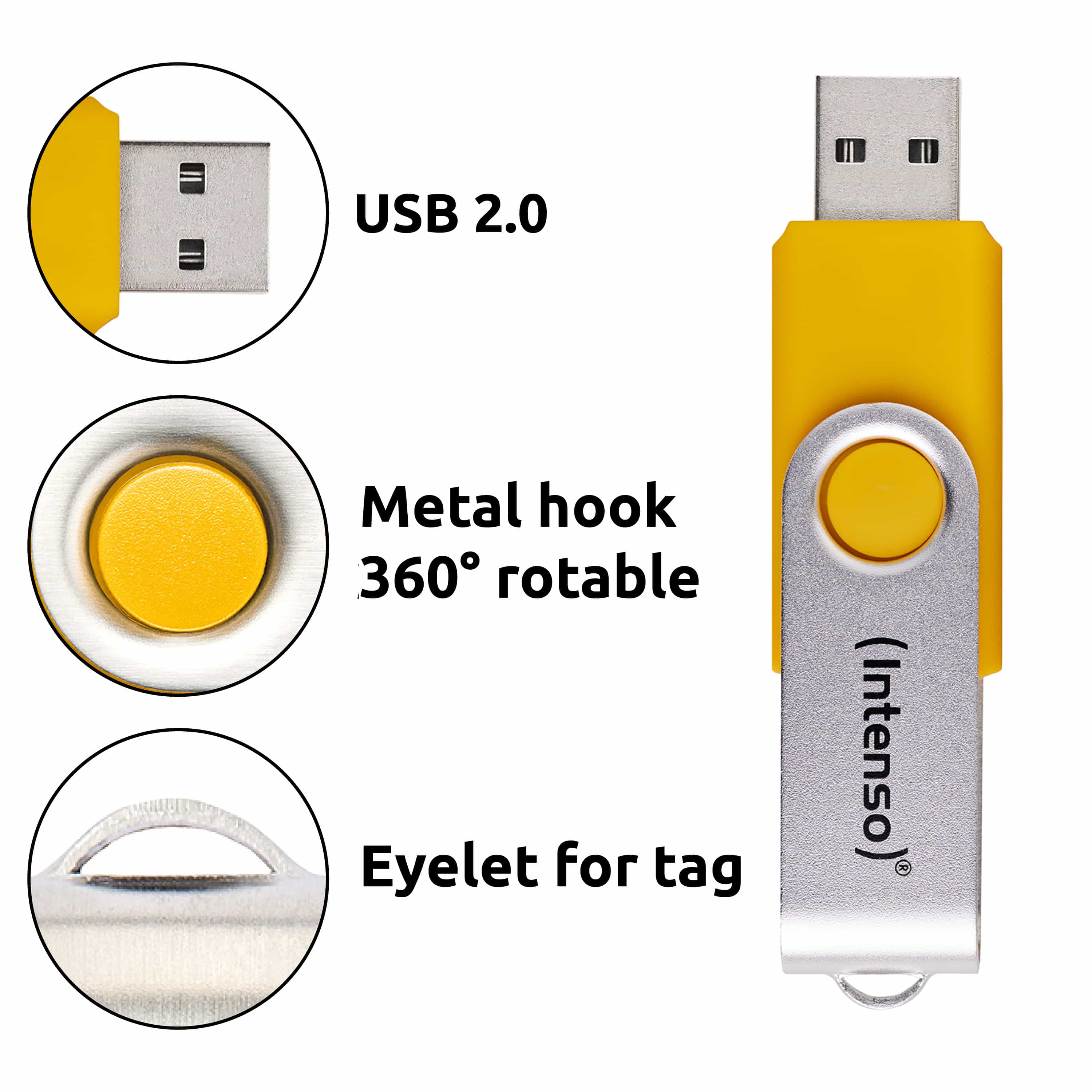 INTENSO USB-Stick Office Line 3543575 USB 3.2 16GB 5er Pack