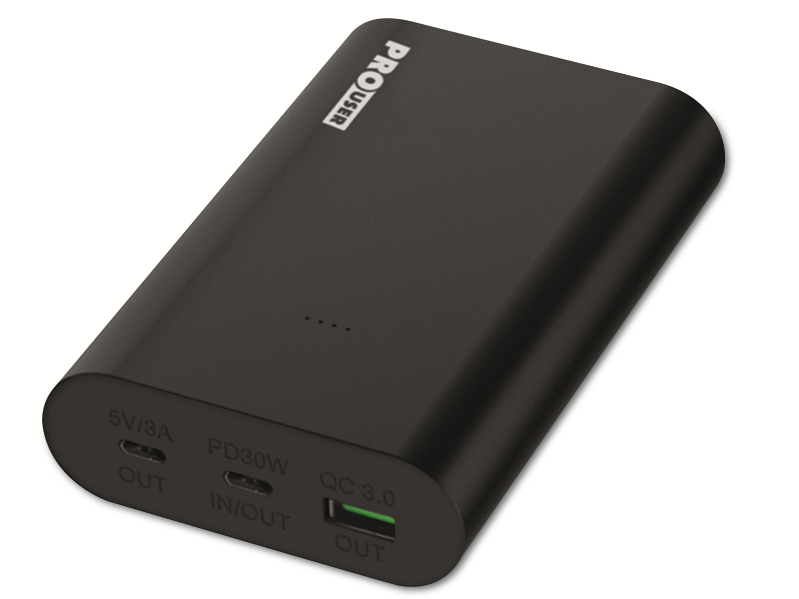 PROUSER USB Powerbank PRO USER 20179, 15.000 mAh, schwarz PROUSER USB Powerbank PRO USER 20179, 15.000 mAh, schwarz