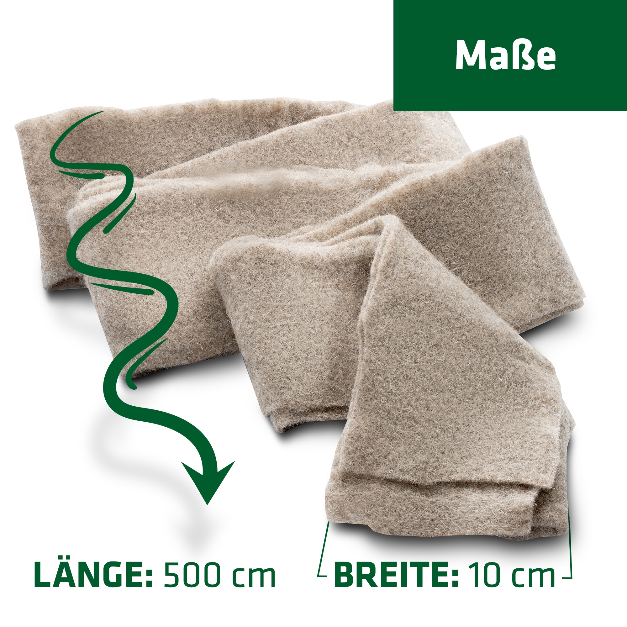 GARDIGO Schnecken-Stopp Vlies, 500x10 cm