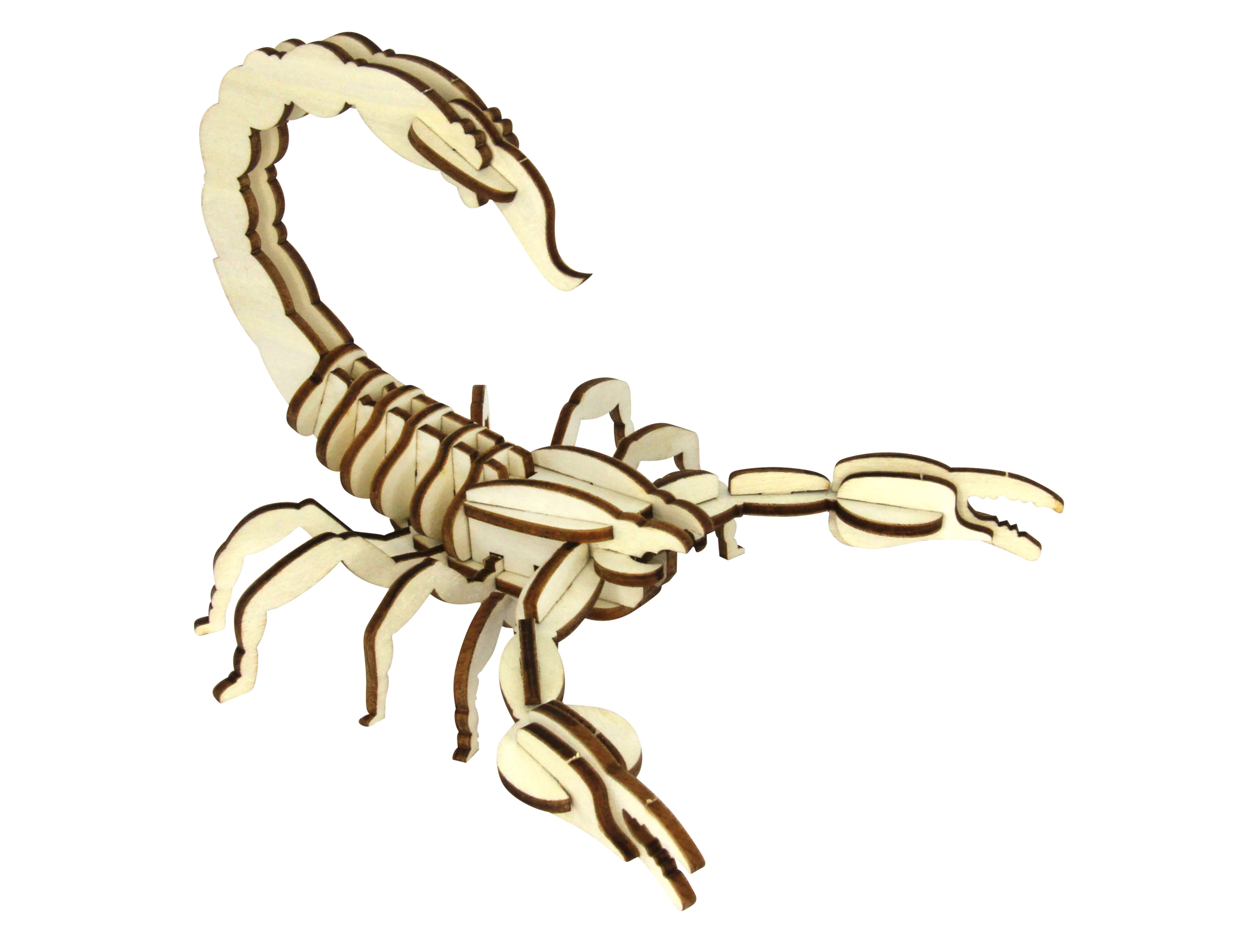 SOL-EXPERT 3D Holz Puzzle Skorpion