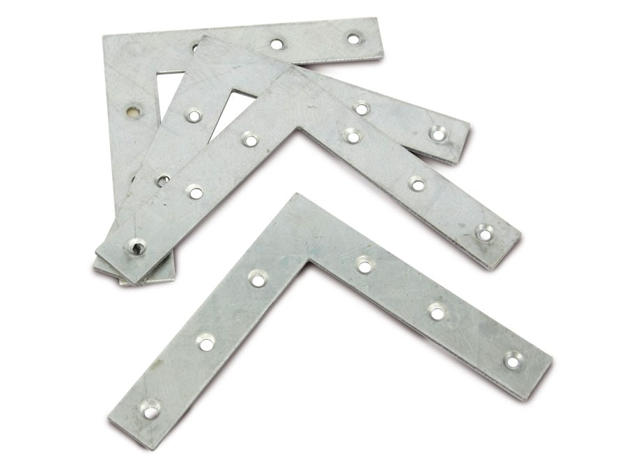 BGS TECHNIC Verbindungsbleche, L-Winkel, 100x100 mm, 4 Stück BGS TECHNIC Verbindungsbleche, L-Winkel, 100x100 mm, 4 Stück