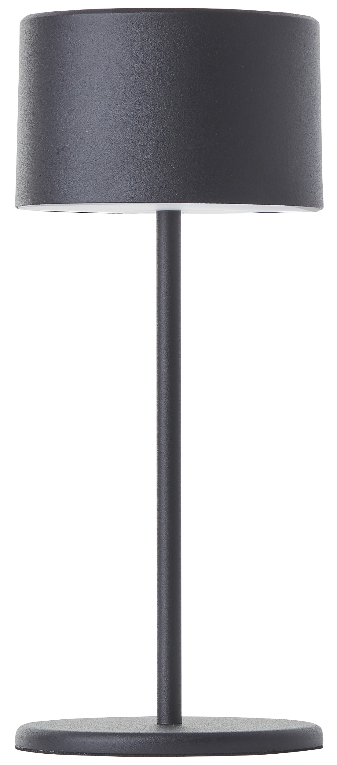 BRILLIANT LED-Akku-Tischleuchte Helio, 2 W, 210 lm, 3000 K, Metall, schwarz