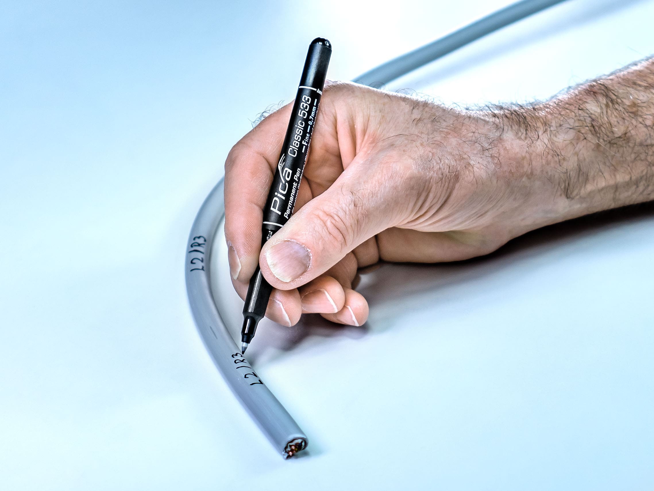 PICA Classic Permanent Pen, 533/46/SB, Fine, schwarz