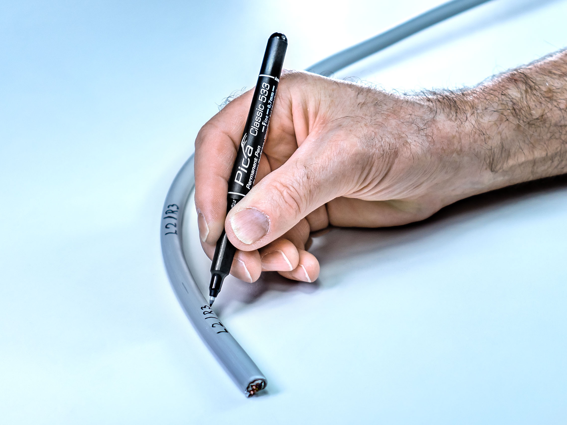 PICA Classic Permanent Pen, 533/46/SB, Fine, schwarz
