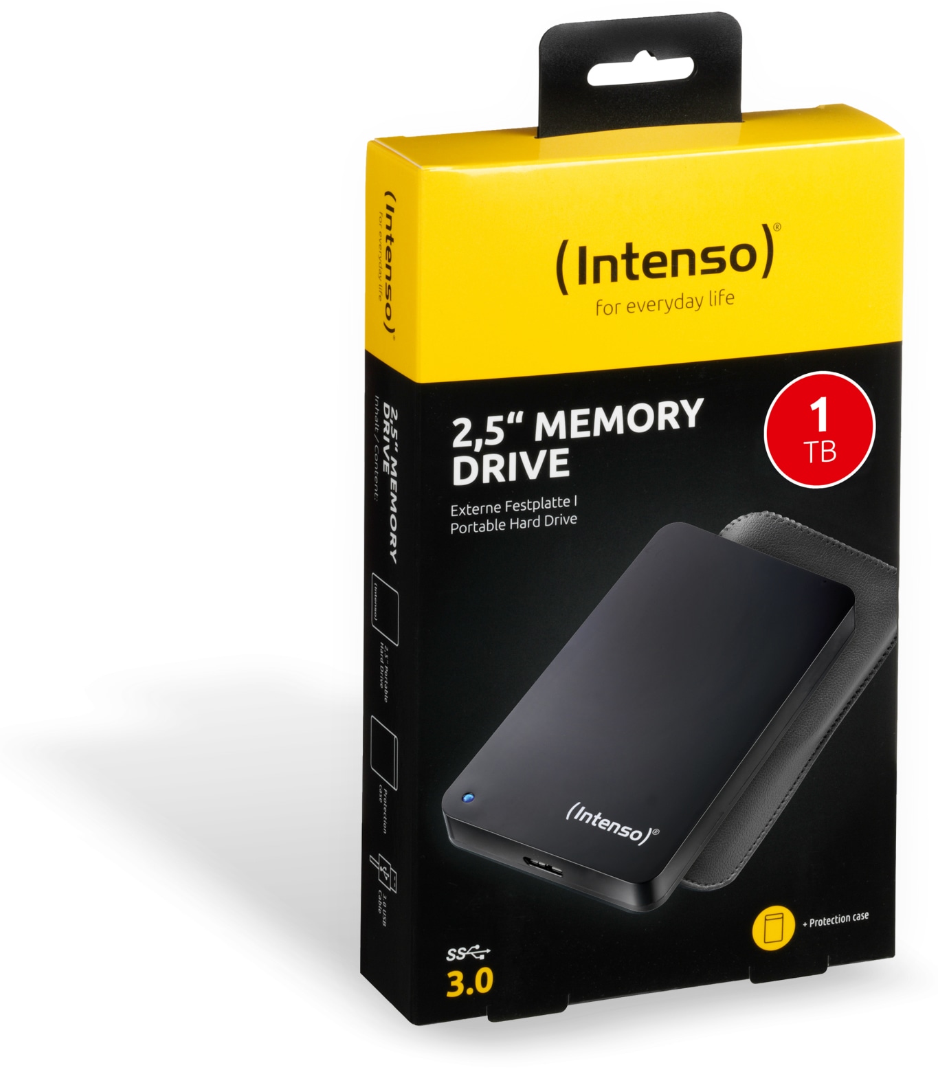 INTENSO USB 3.0-HDD Memory Drive, 1 TB, schwarz, 6,35 cm (2,5")