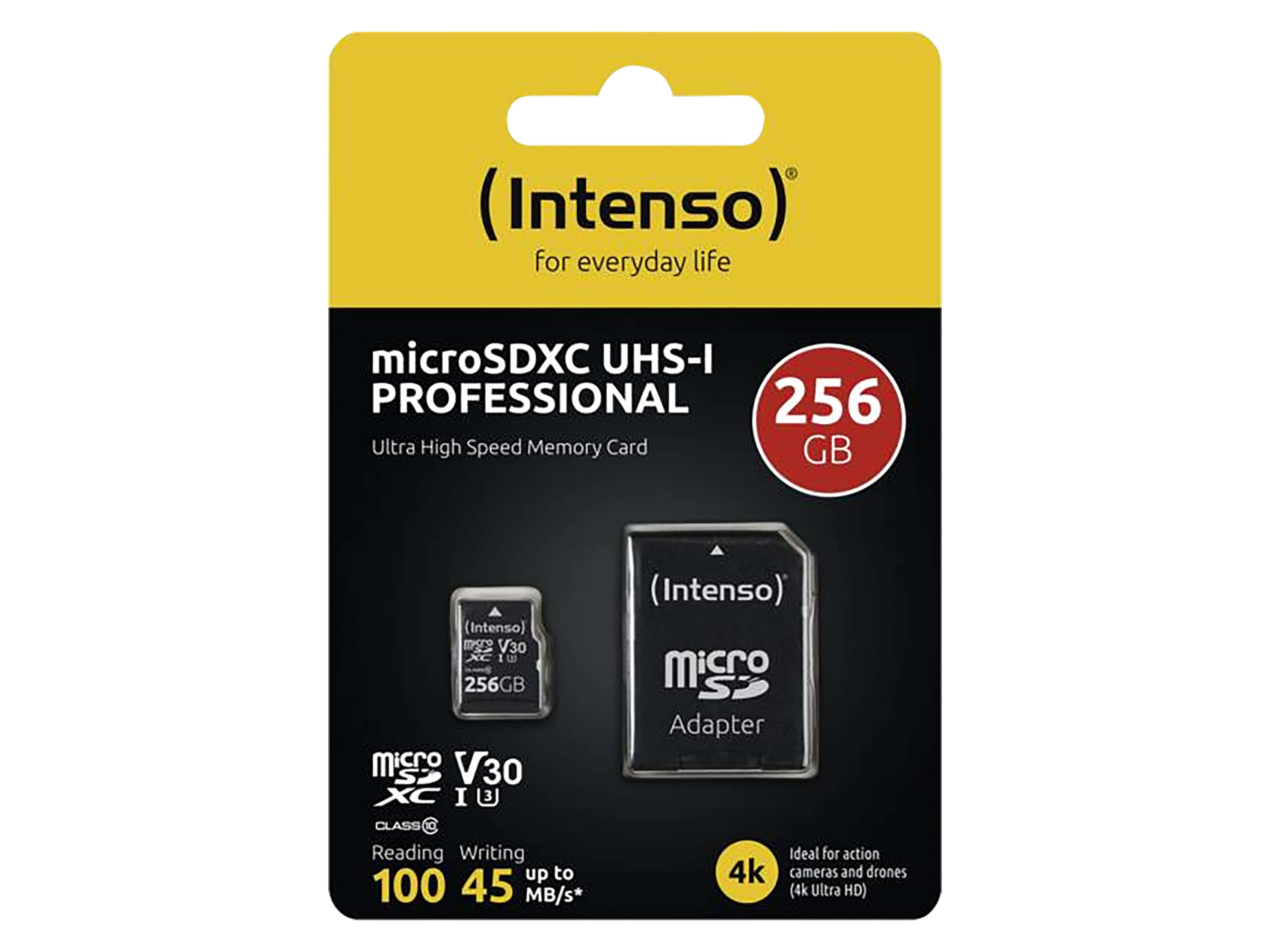 INTENSO microSDXC Card 3433492, 256 GB INTENSO microSDXC Card 3433492, 256 GB