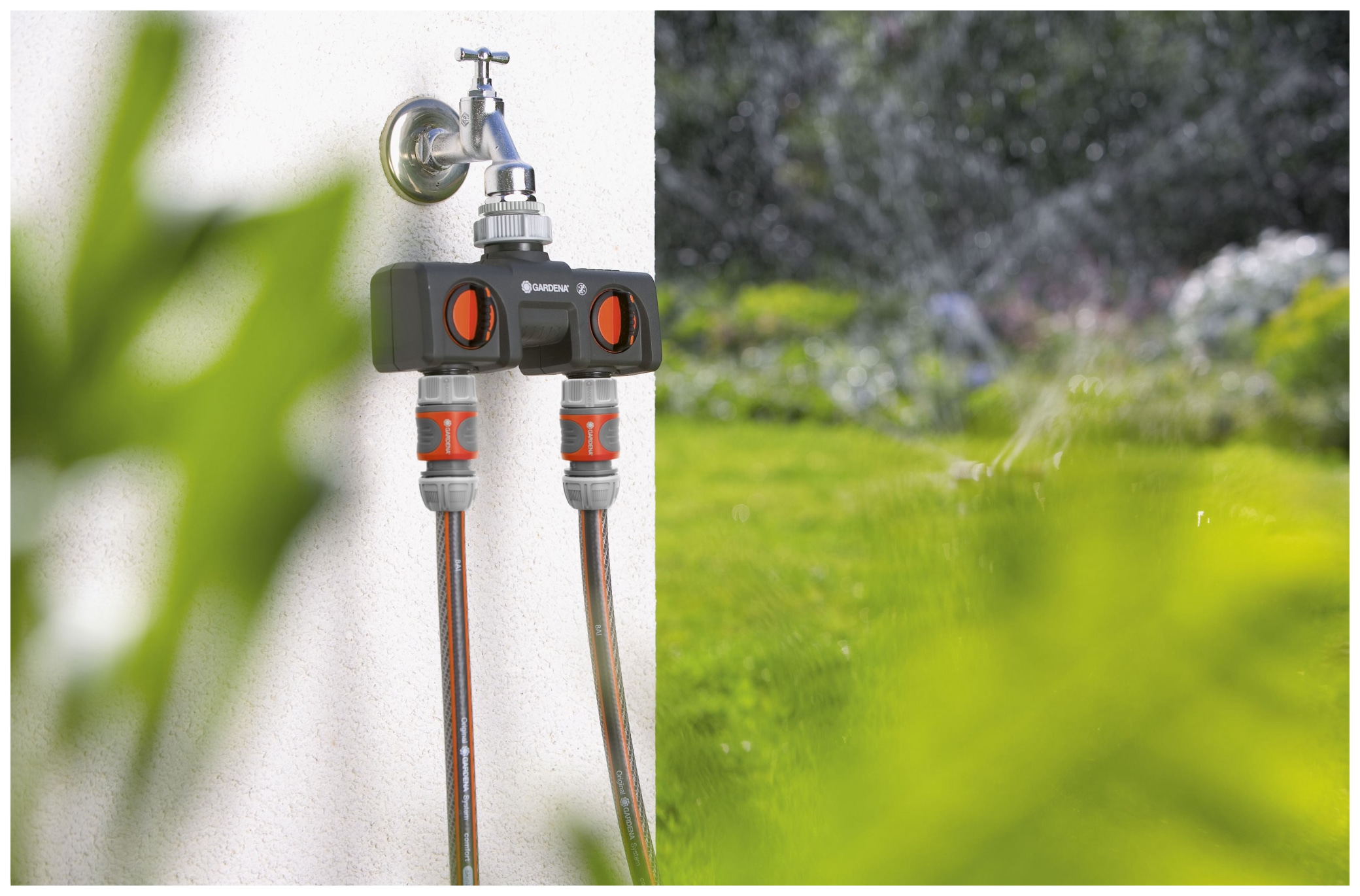 GARDENA 2-Wege-Verteiler 8193-20, 33,3 mm (G 1"), 26,5 mm (G 3/4") GARDENA 2-Wege-Verteiler 8193-20, 33,3 mm (G 1"), 26,5 mm (G 3/4")