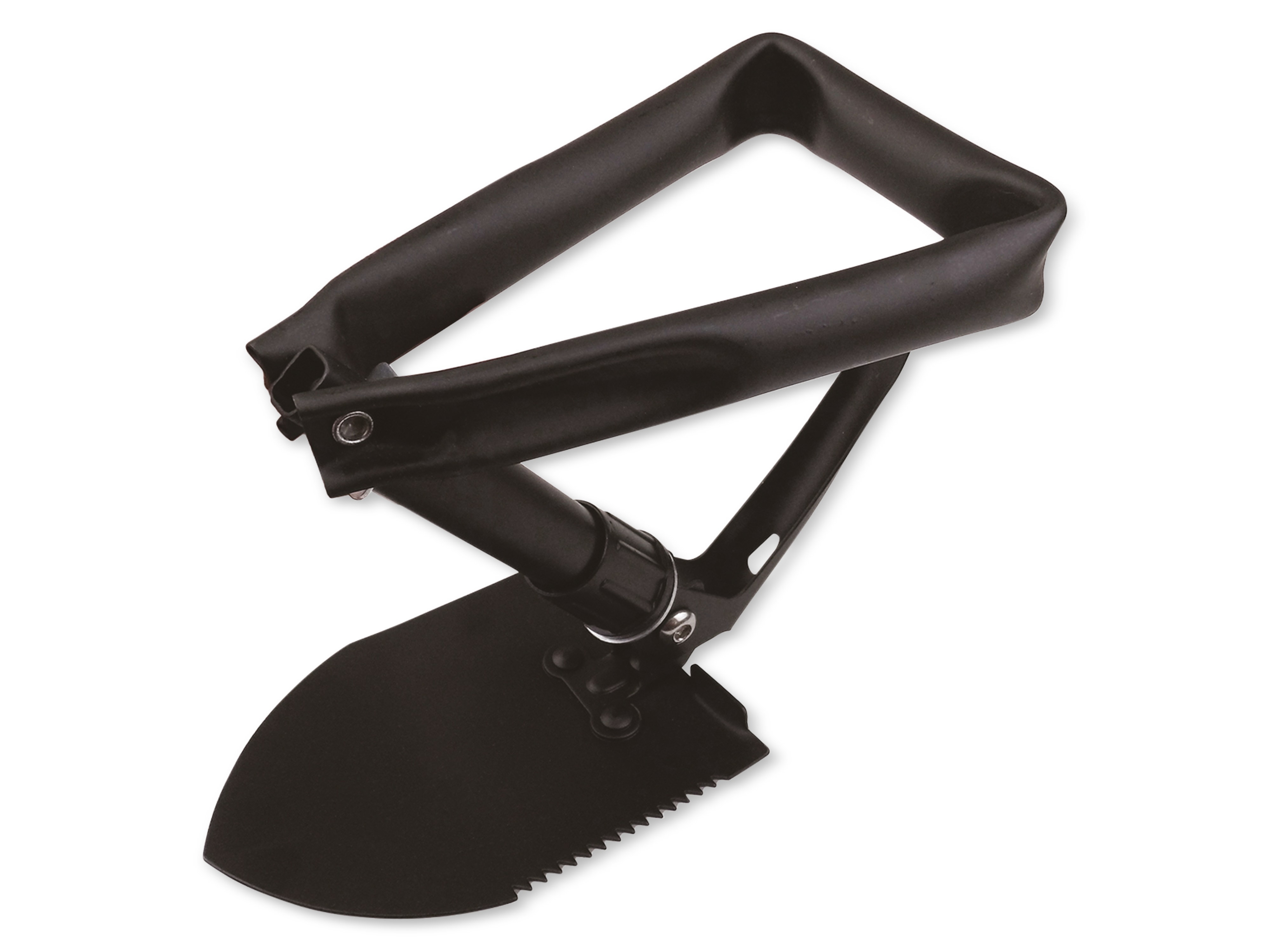 HAPPY PEOPLE Klappspaten, 470 mm, 3-geteilt, in praktischer Gürteltasche