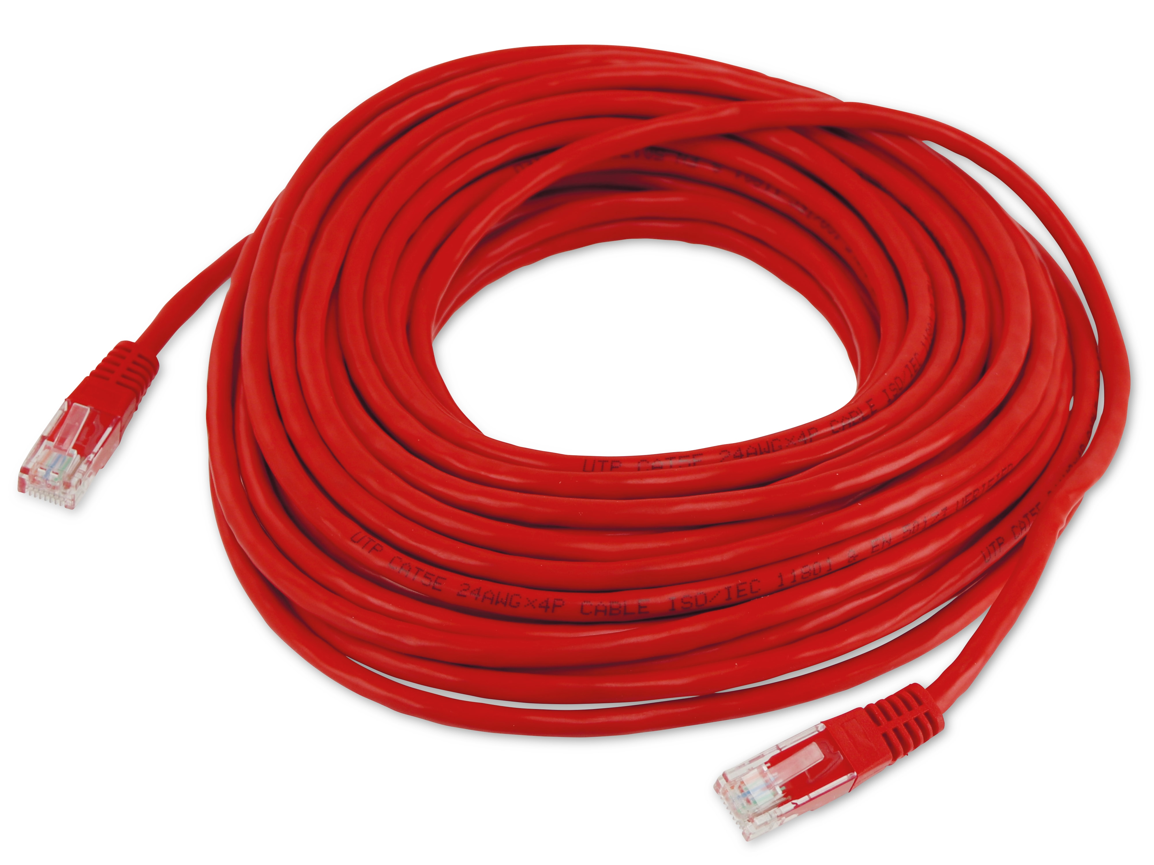 CAT.5 Patchkabel, 15m, rot, UTP CAT.5 Patchkabel, 15m, rot, UTP