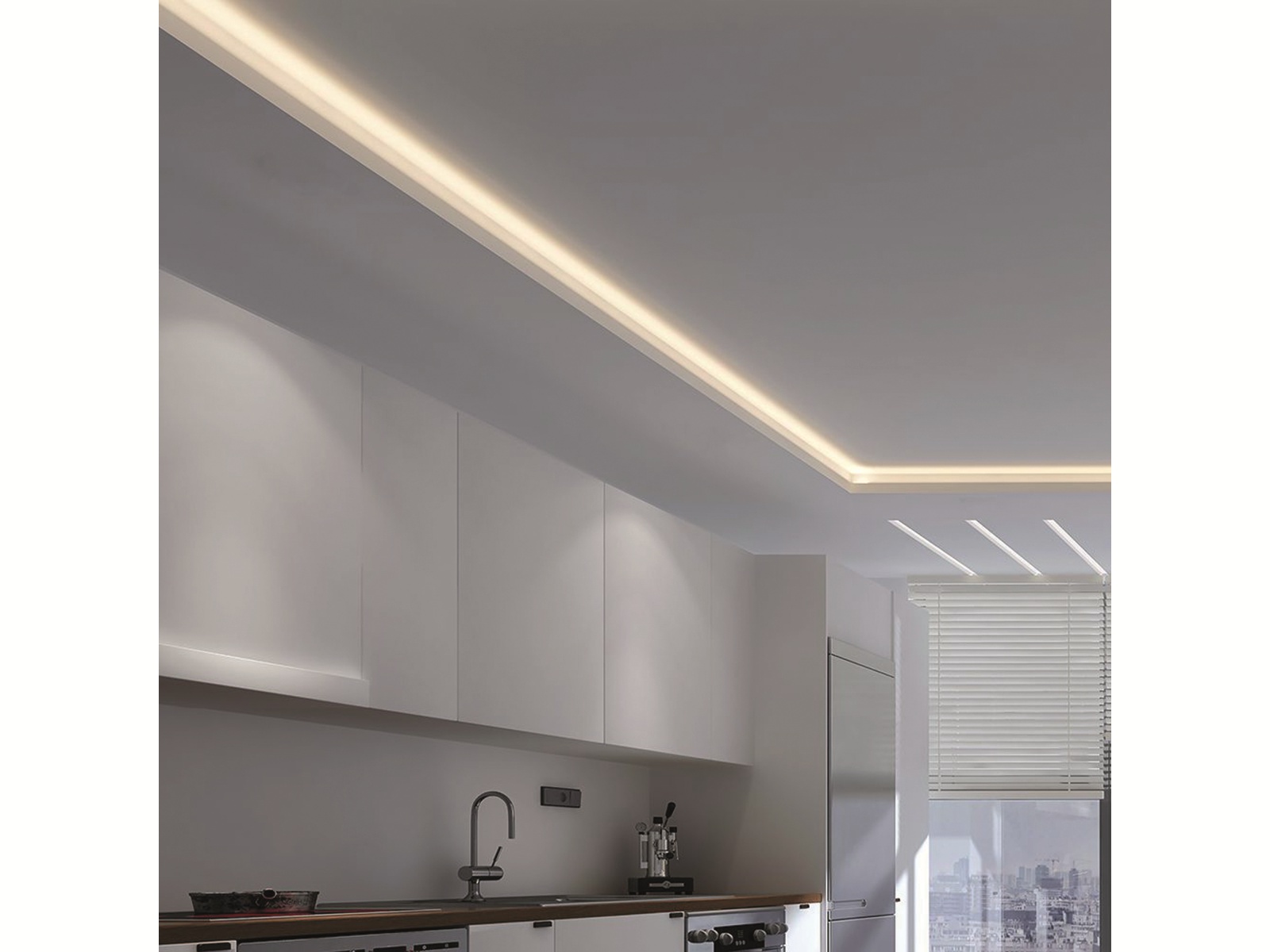 V-TAC LED-Strip VT-COB 512 (2650), 2560 LEDs, EEK: F, 60 W, 24V, 5000 lm, 4000 K, 5 m, IP 20, 90RA