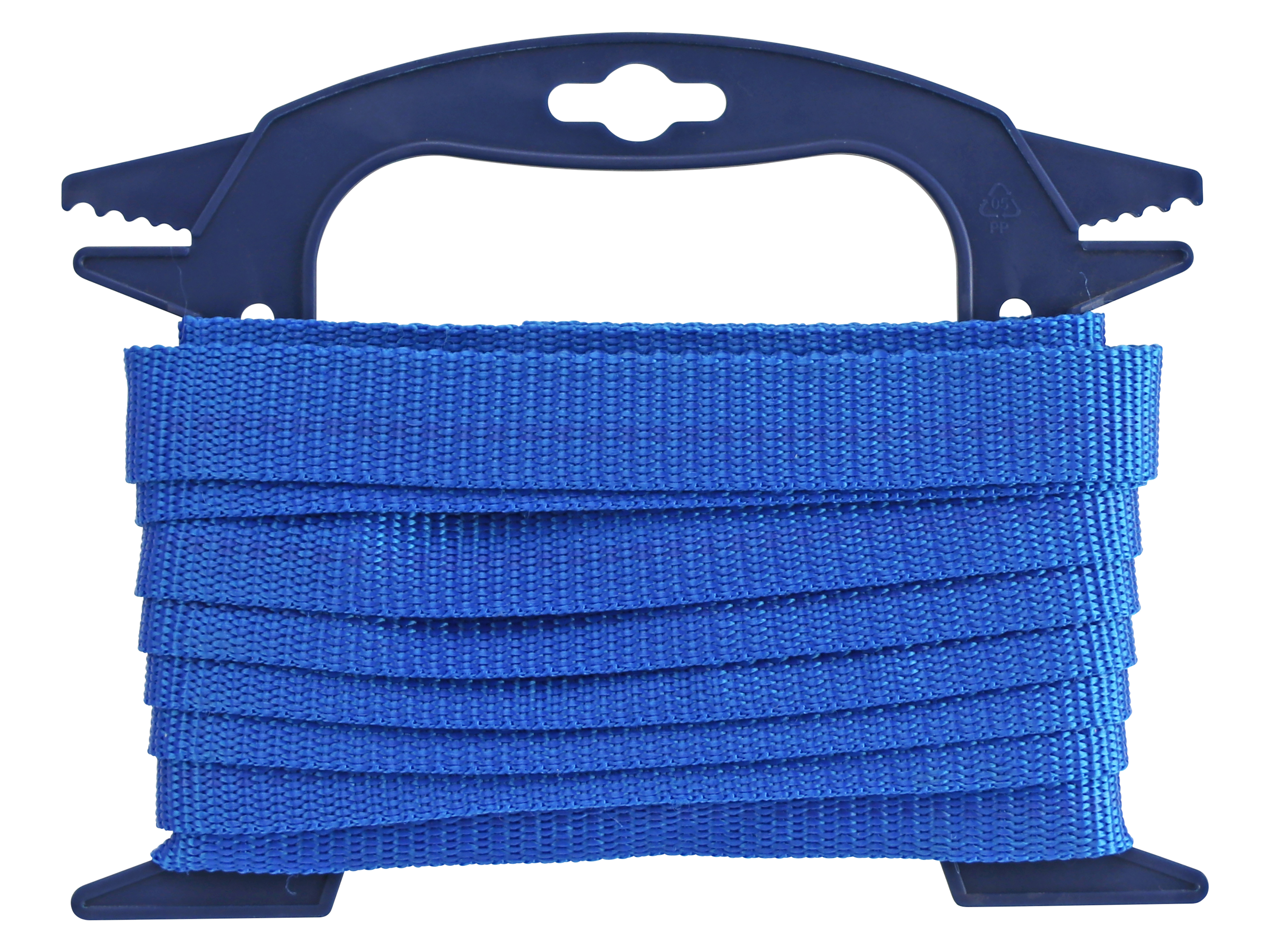 Gurtband, Tragkraft 115 kg, Bruchfestigkeit 460 kg, 5 m, blau Gurtband, Tragkraft 115 kg, Bruchfestigkeit 460 kg, 5 m, blau