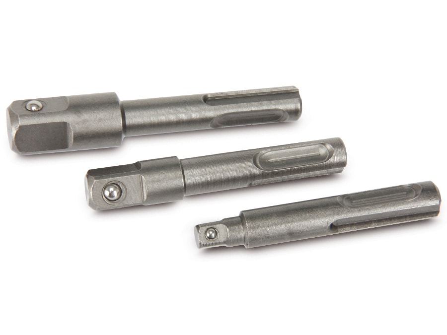 BGS TECHNIC Steckschlüssel-Adaptersatz, SDS plus kompatibel