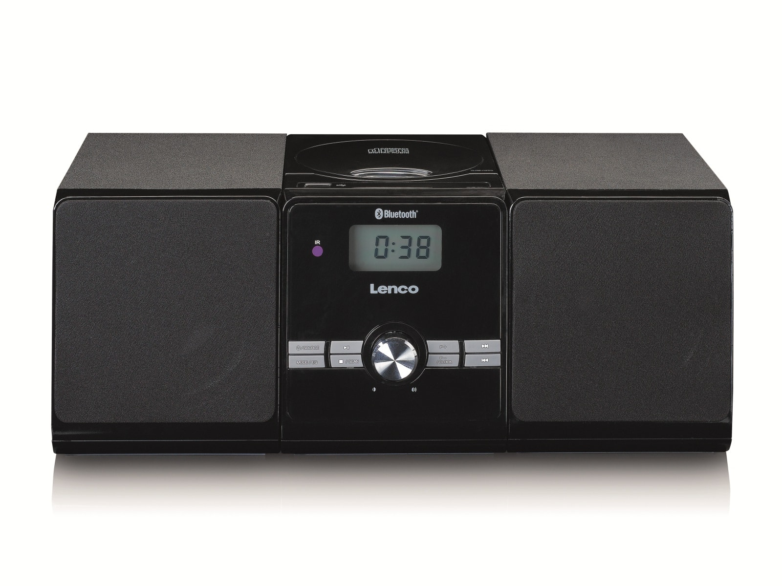 LENCO Stereoanlage MC-030BK, FM, USB, CD/MP3-Player, Bluetooth, schwarz