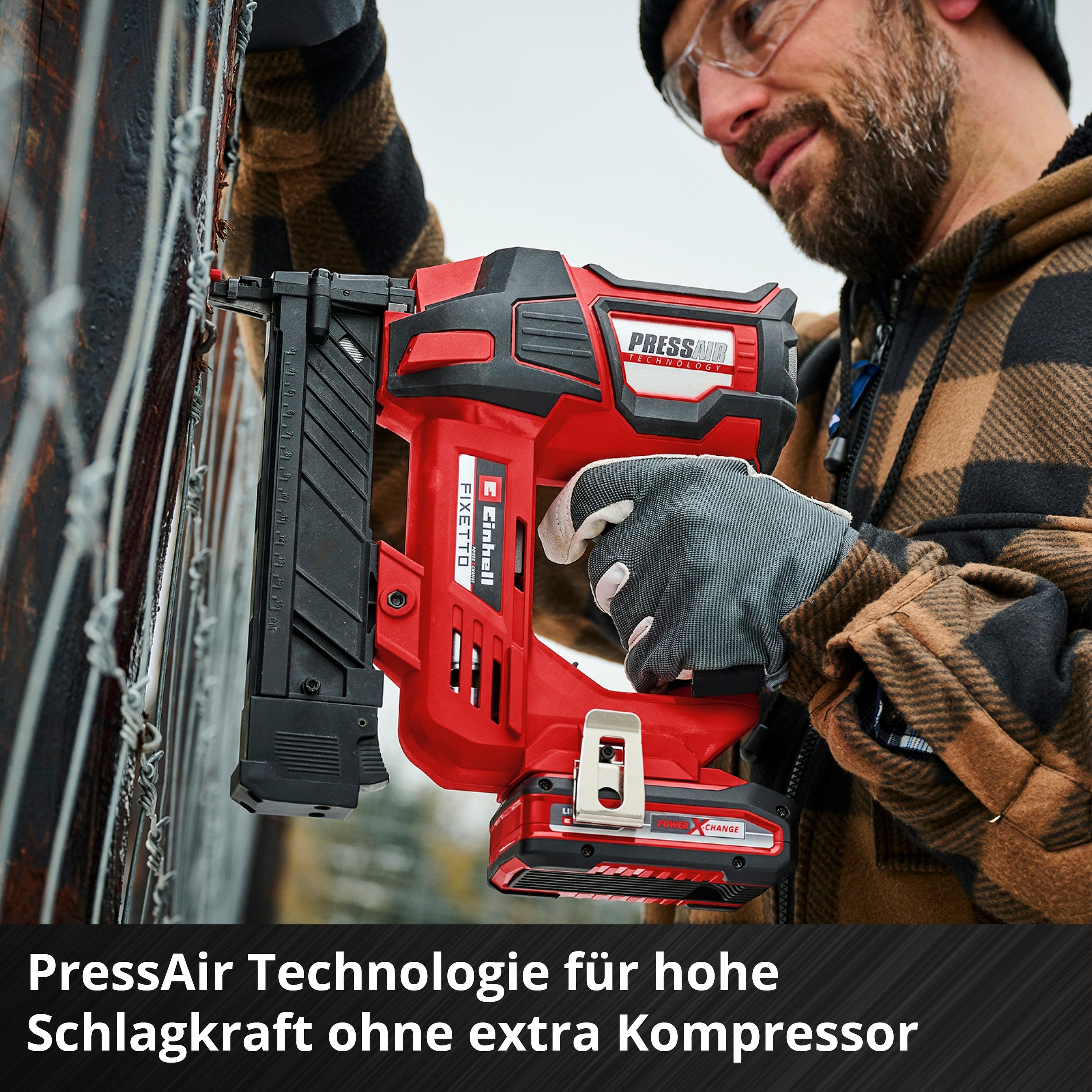 EINHELL PROFESSIONAL Akku-Tacker FIXETTO 18/38 S