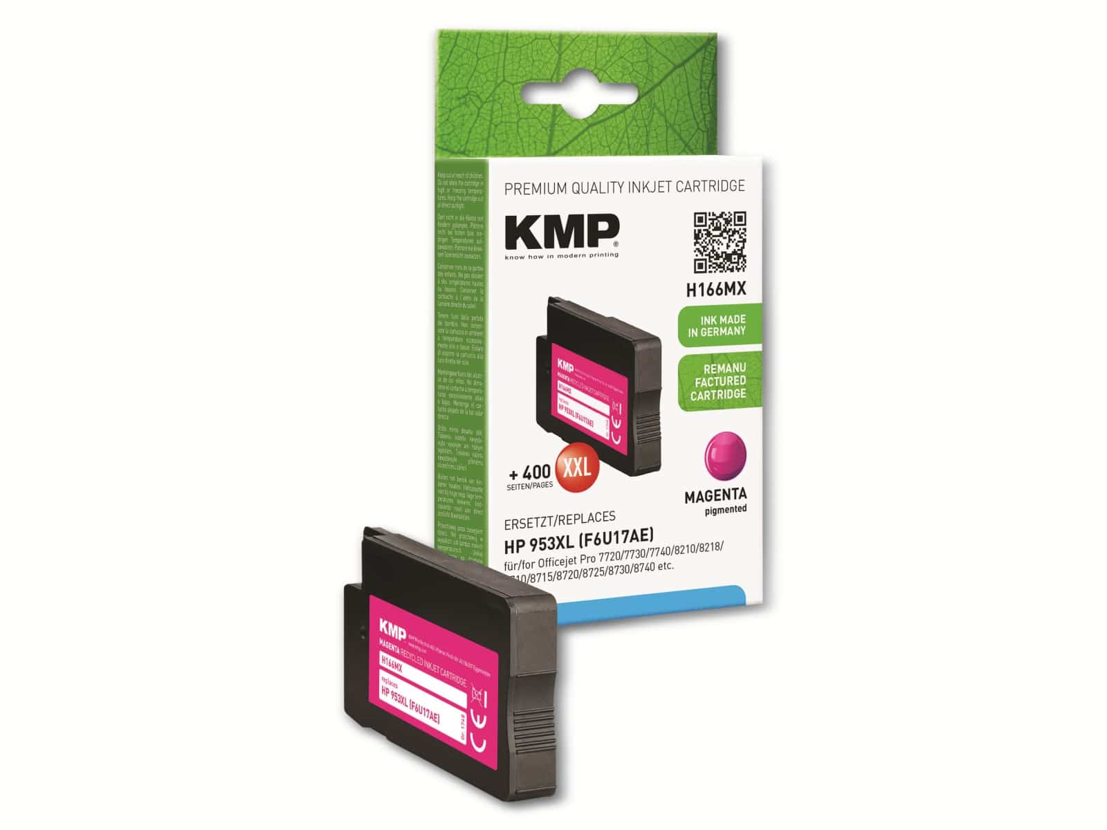 KMP Tintenpatrone H166MX, magenta