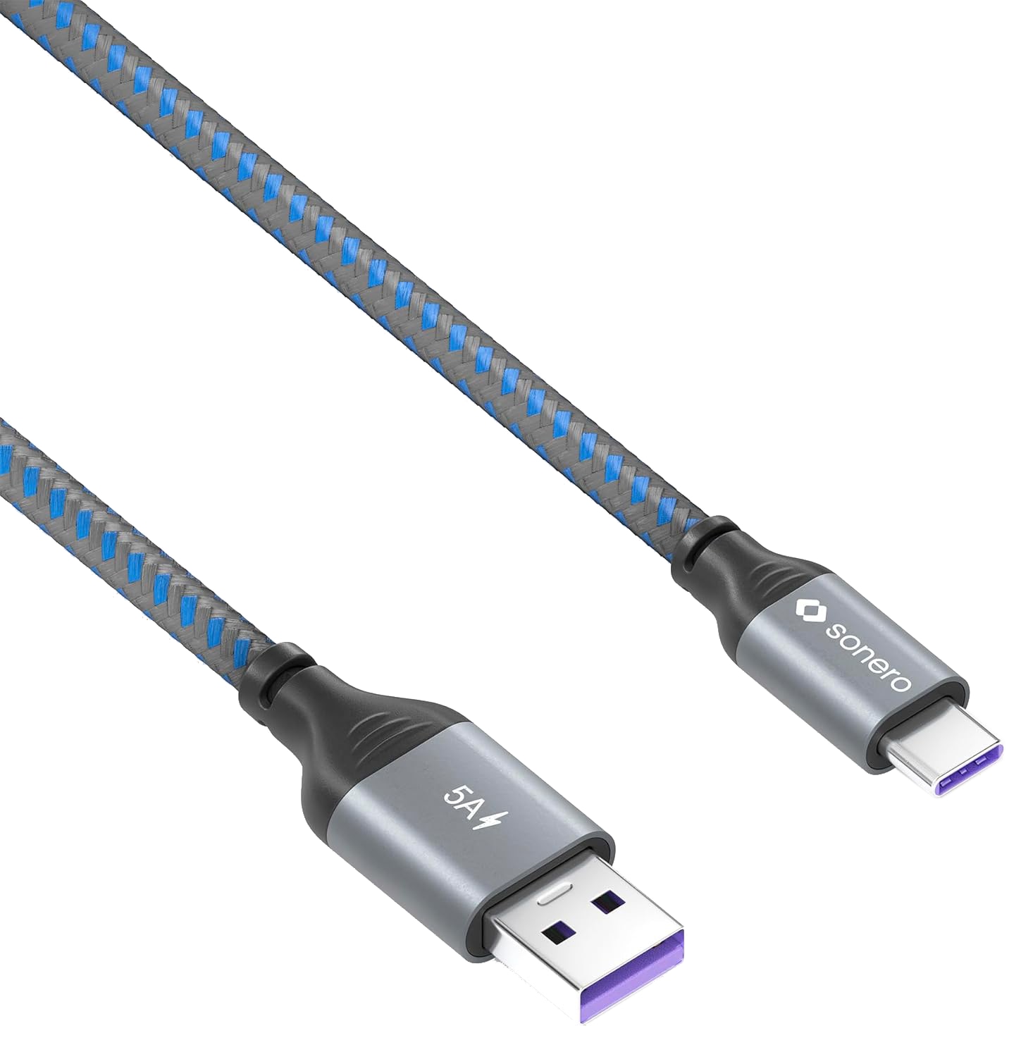 SONERO USB 2.0 Kabel SPC-U110-020 A/C 2m grau-schwarz