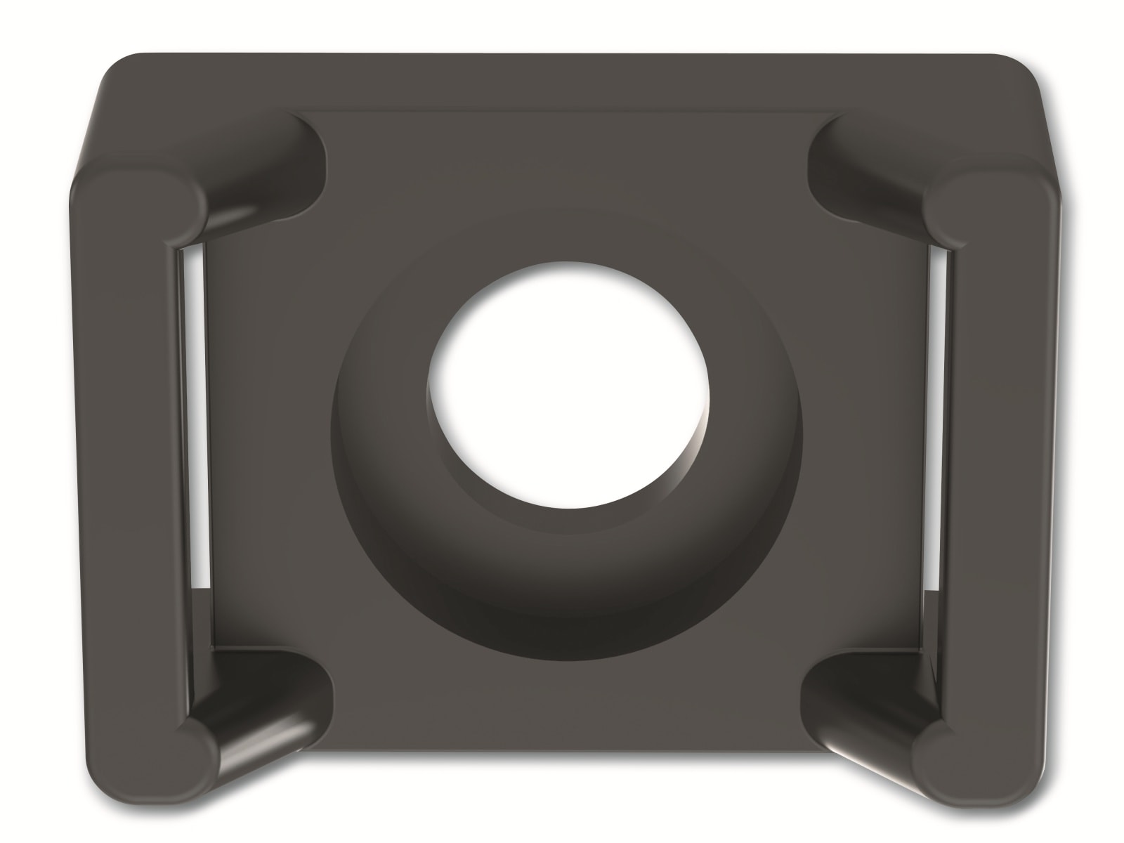 PANDUIT Befestigungssockel, TM3S25-C0, schwarz, schraubbar, 7.6 mm