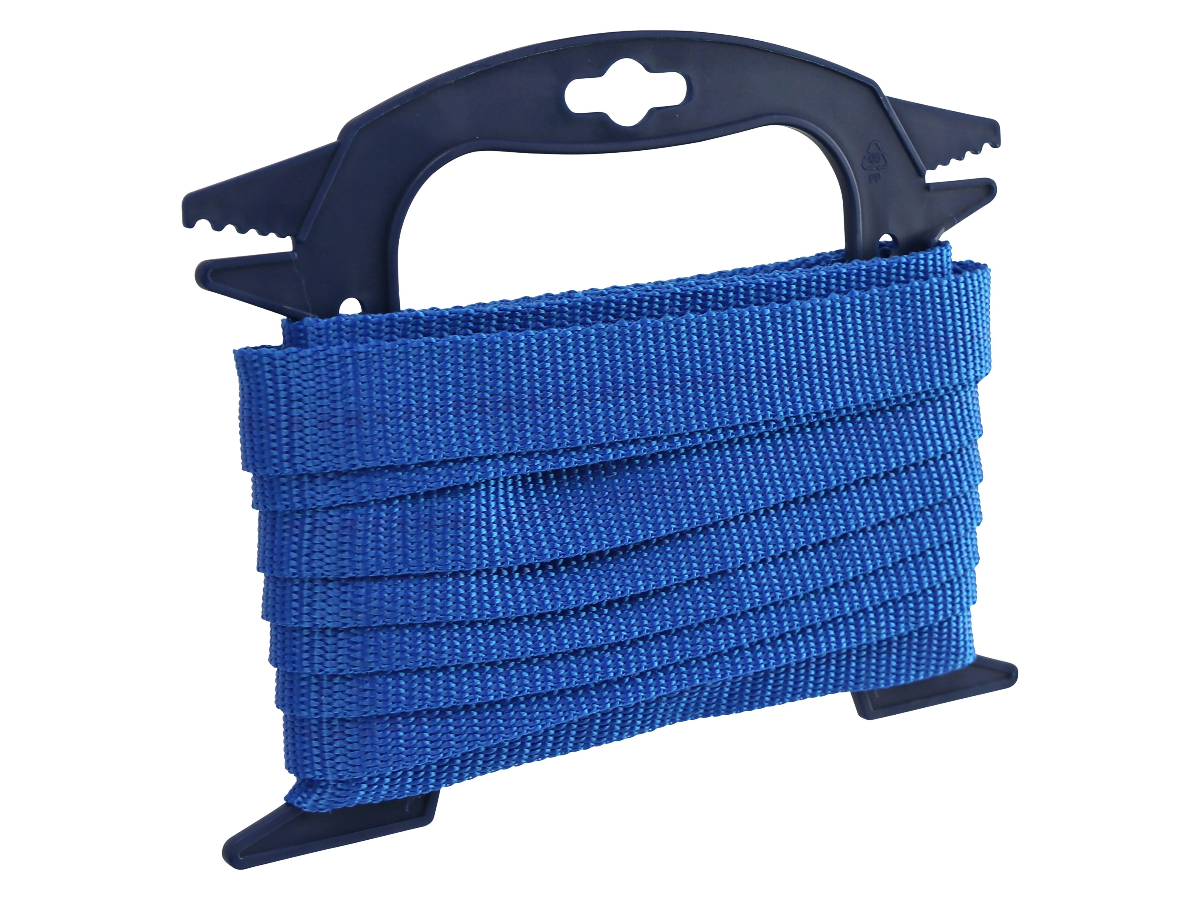 Gurtband, Tragkraft 115 kg, Bruchfestigkeit 460 kg, 5 m, blau