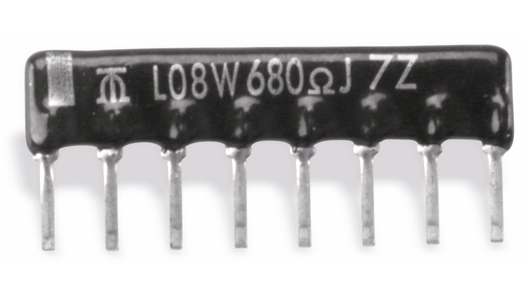 Widerstands-Netzwerk, 8P/4R, SIP, 4,7 kΩ , 2% Widerstands-Netzwerk, 8P/4R, SIP, 4,7 kΩ , 2%