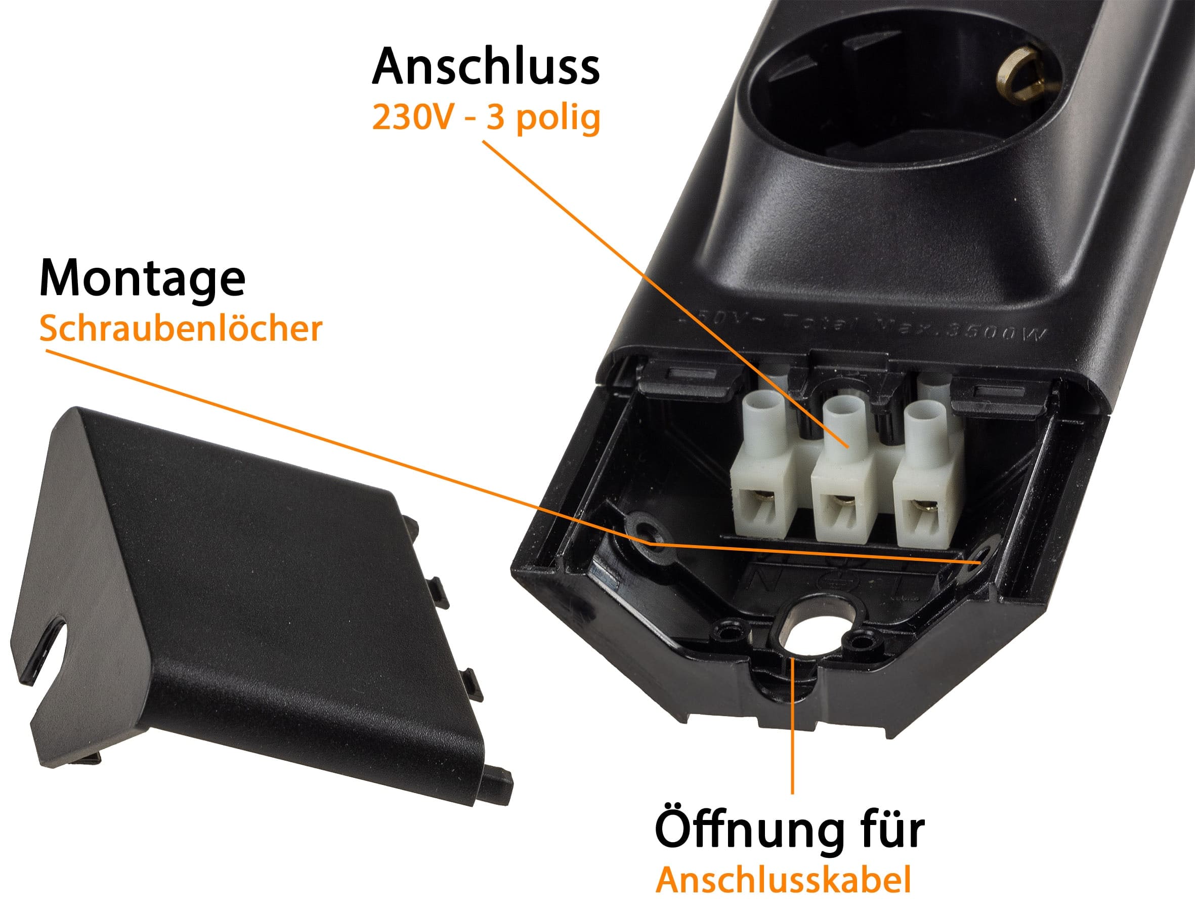 CHILITEC LED-Unterbauleuchte Arusha, EEK: F, 18 W, 1778 lm, 60 cm, schwarz CHILITEC LED-Unterbauleuchte Arusha, EEK: F, 18 W, 1778 lm, 60 cm, schwarz