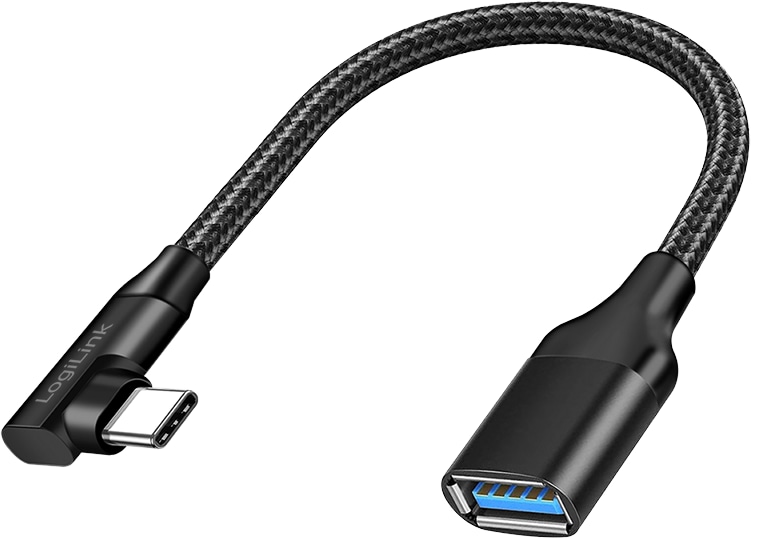 LOGILINK USB-C-Adapter CU0100 C/M zu USB-A/F OTG 0,2m LOGILINK USB-C-Adapter CU0100 C/M zu USB-A/F OTG 0,2m