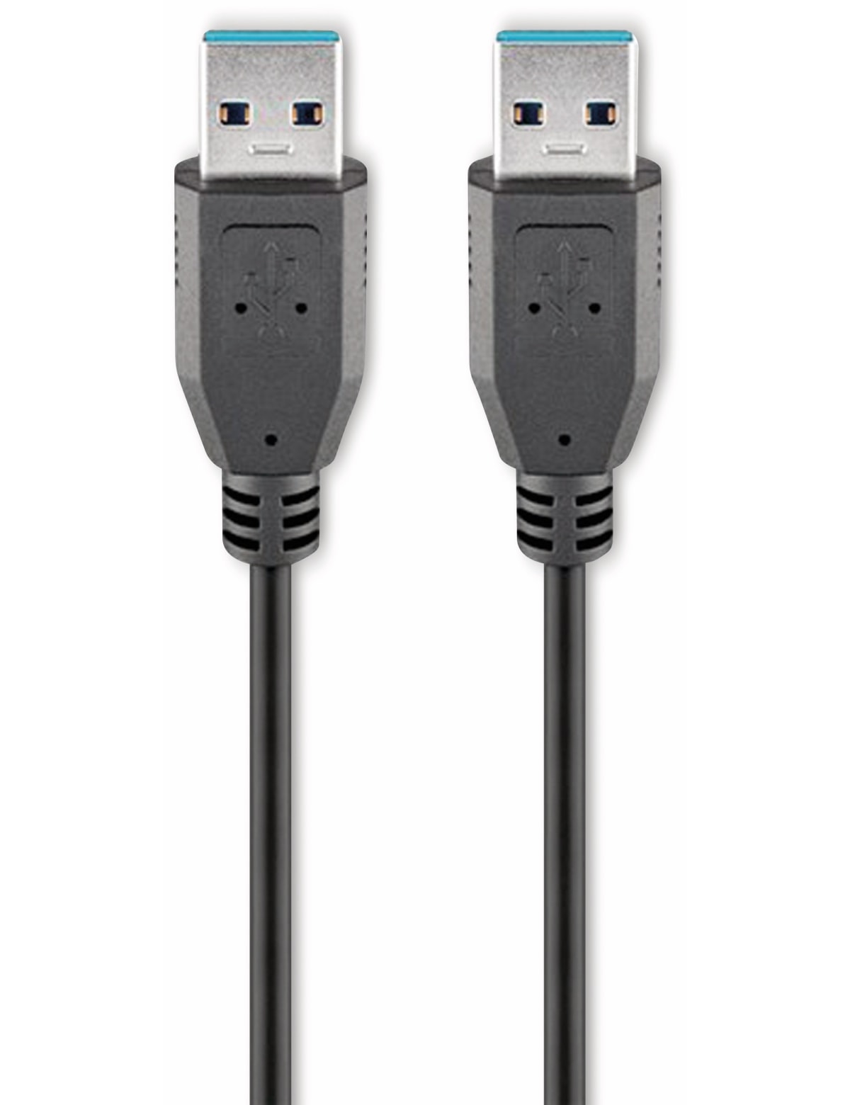 GOOBAY USB 3.0 Super-Speed Anschlusskabel A/A 93928, 1,8 m, schwarz