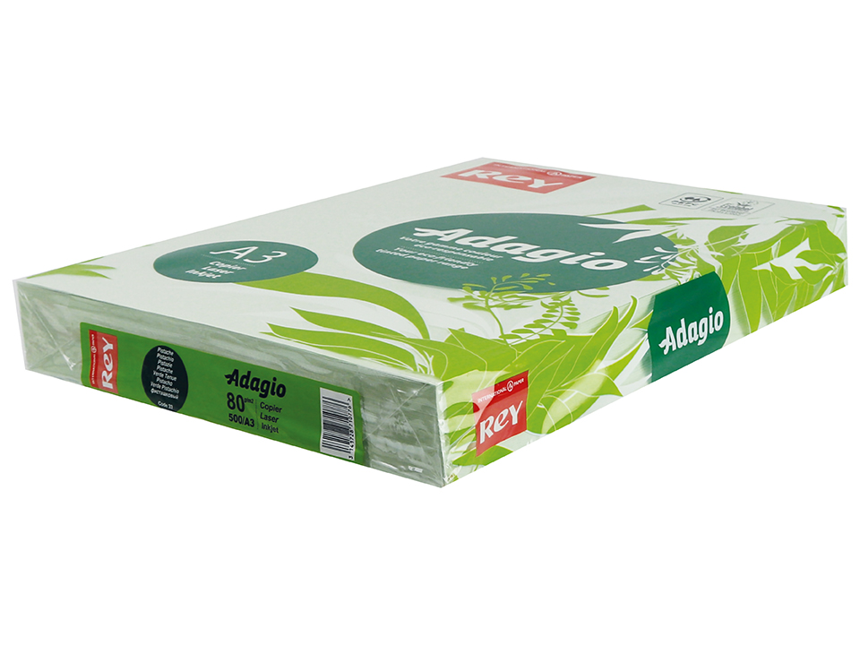 Kopierpapier REY/ADAGIO A3 80 g/m², 500 Blatt, Pistazie