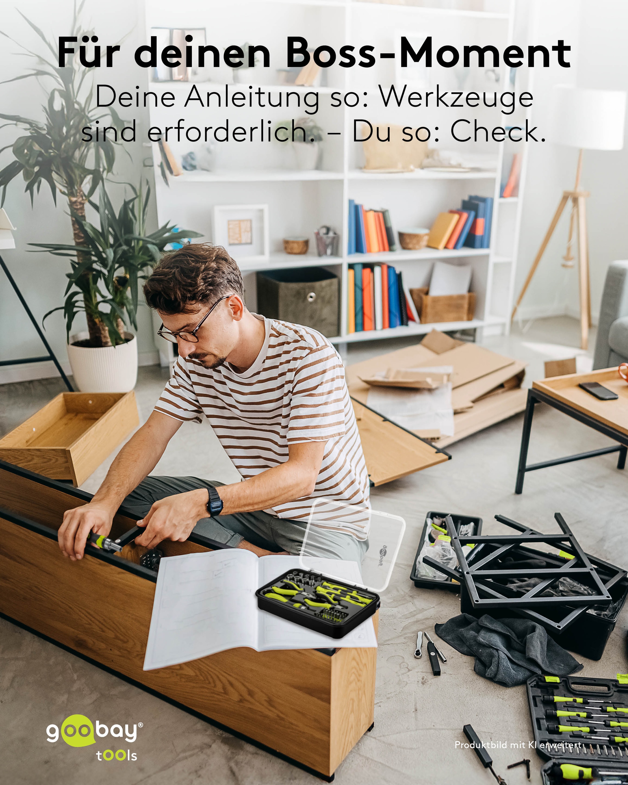 GOOBAY TOOLS Werkzeug-Set Advanced, 77846, 49-teilig