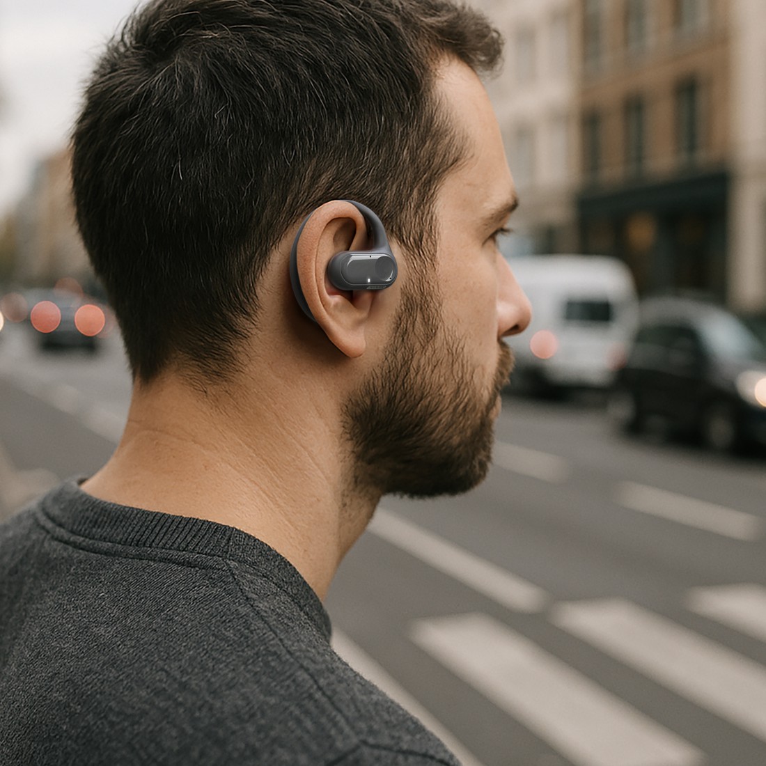 HAMA Kopfhörer Spirit Open, True Wireless Stereo (TWS), Bluetooth, Schwarz HAMA Kopfhörer Spirit Open, True Wireless Stereo (TWS), Bluetooth, Schwarz