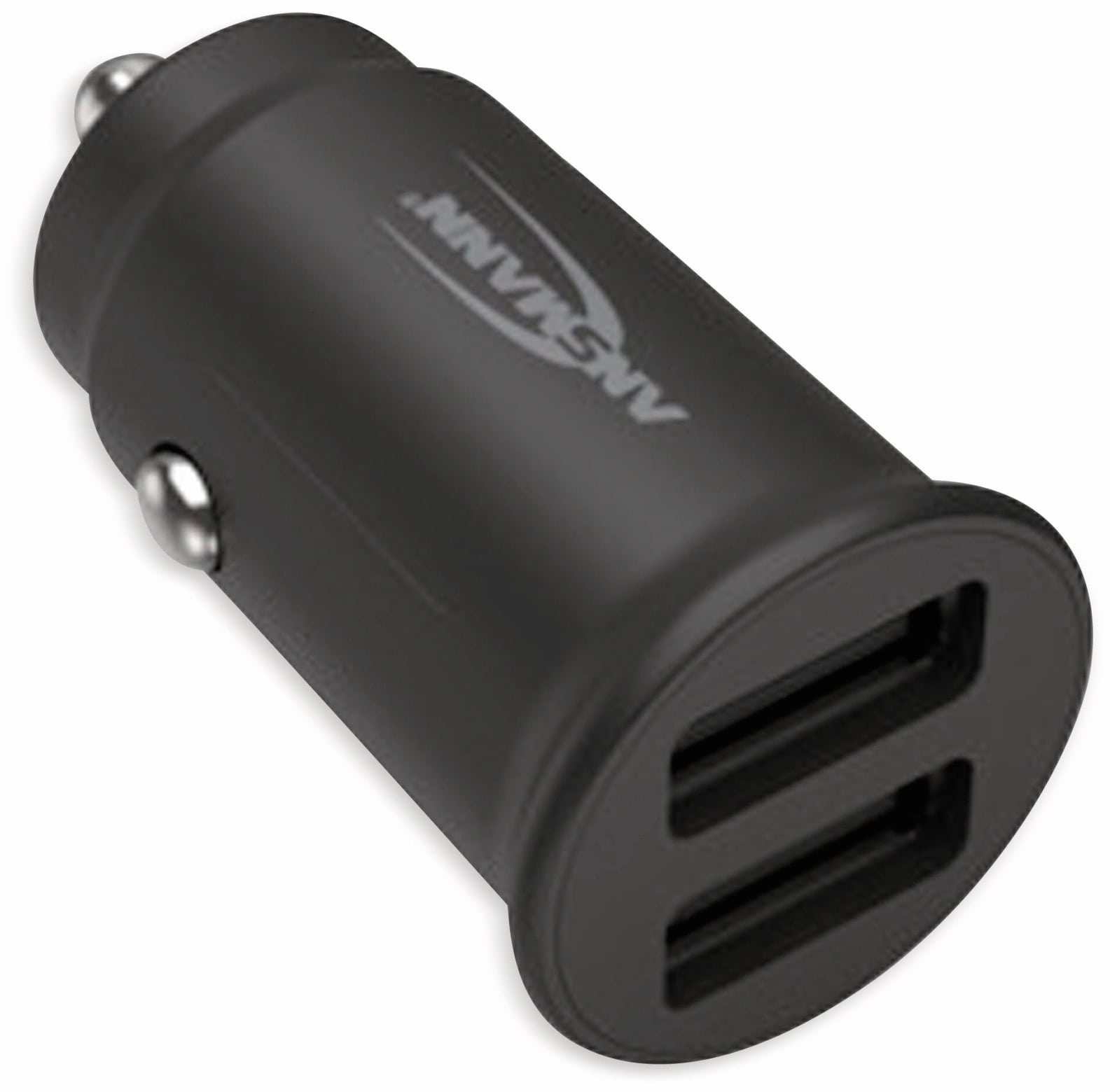 ANSMANN USB-Ladegerät KFZ CC212, 12 W, 5 V-, 2,4 A, 2-port, schwarz ANSMANN USB-Ladegerät KFZ CC212, 12 W, 5 V-, 2,4 A, 2-port, schwarz