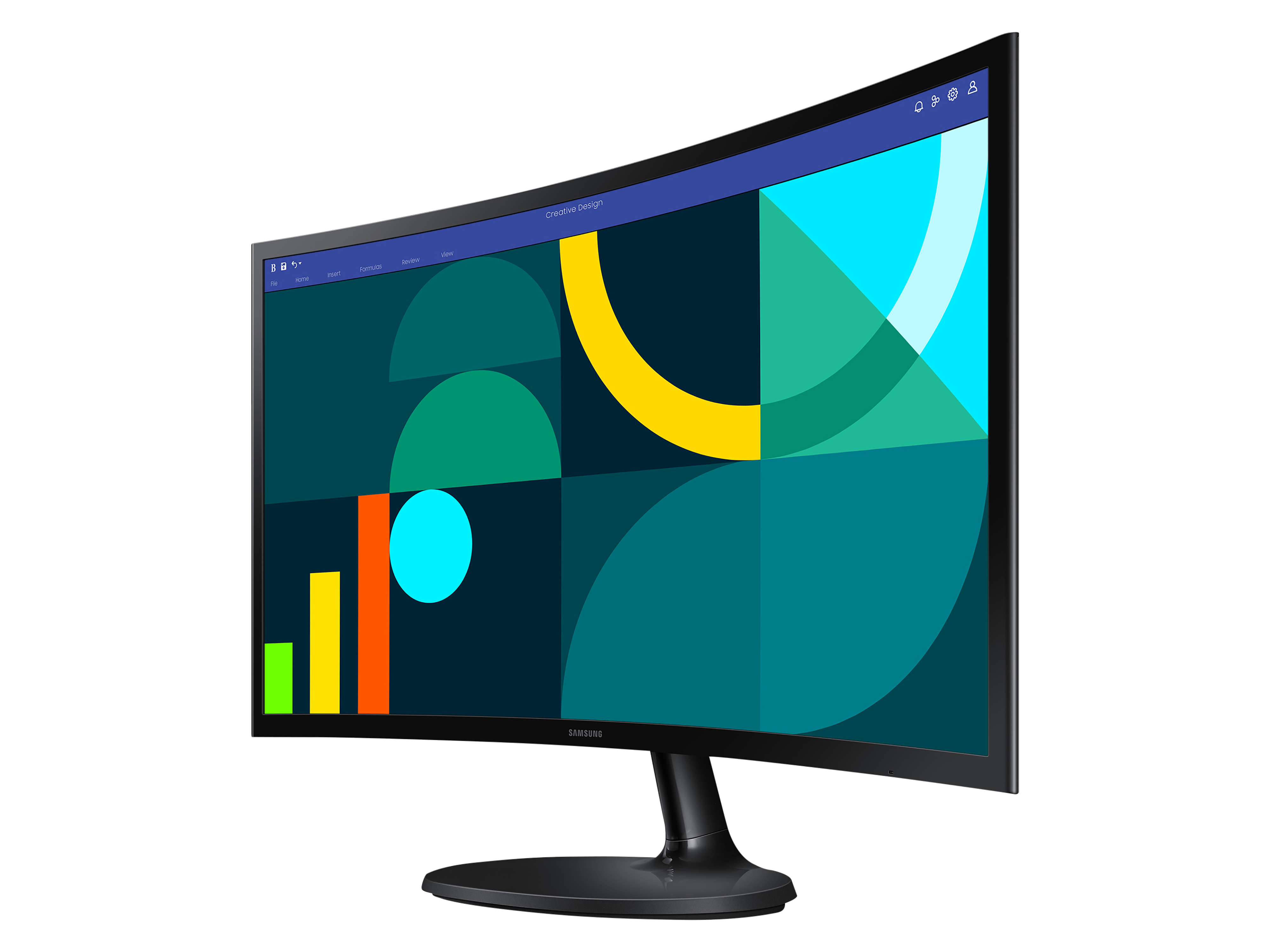 SAMSUNG Monitor S24D364GAU SAMSUNG Monitor LS24D364GAUXEN