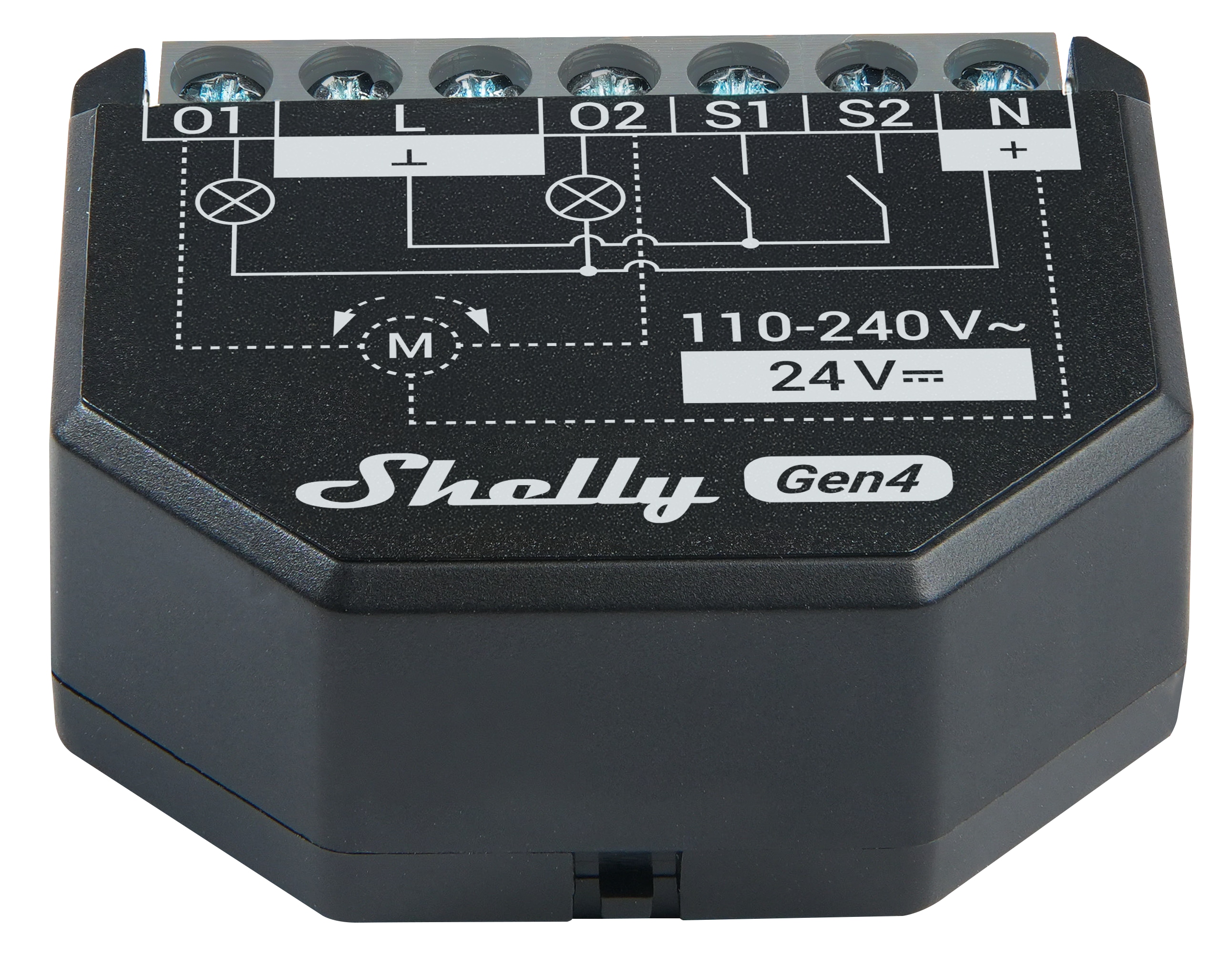 SHELLY WLAN-Schaltaktor 2PM Gen4, 2 Kanal, WLAN, Matter, Bluetooth
