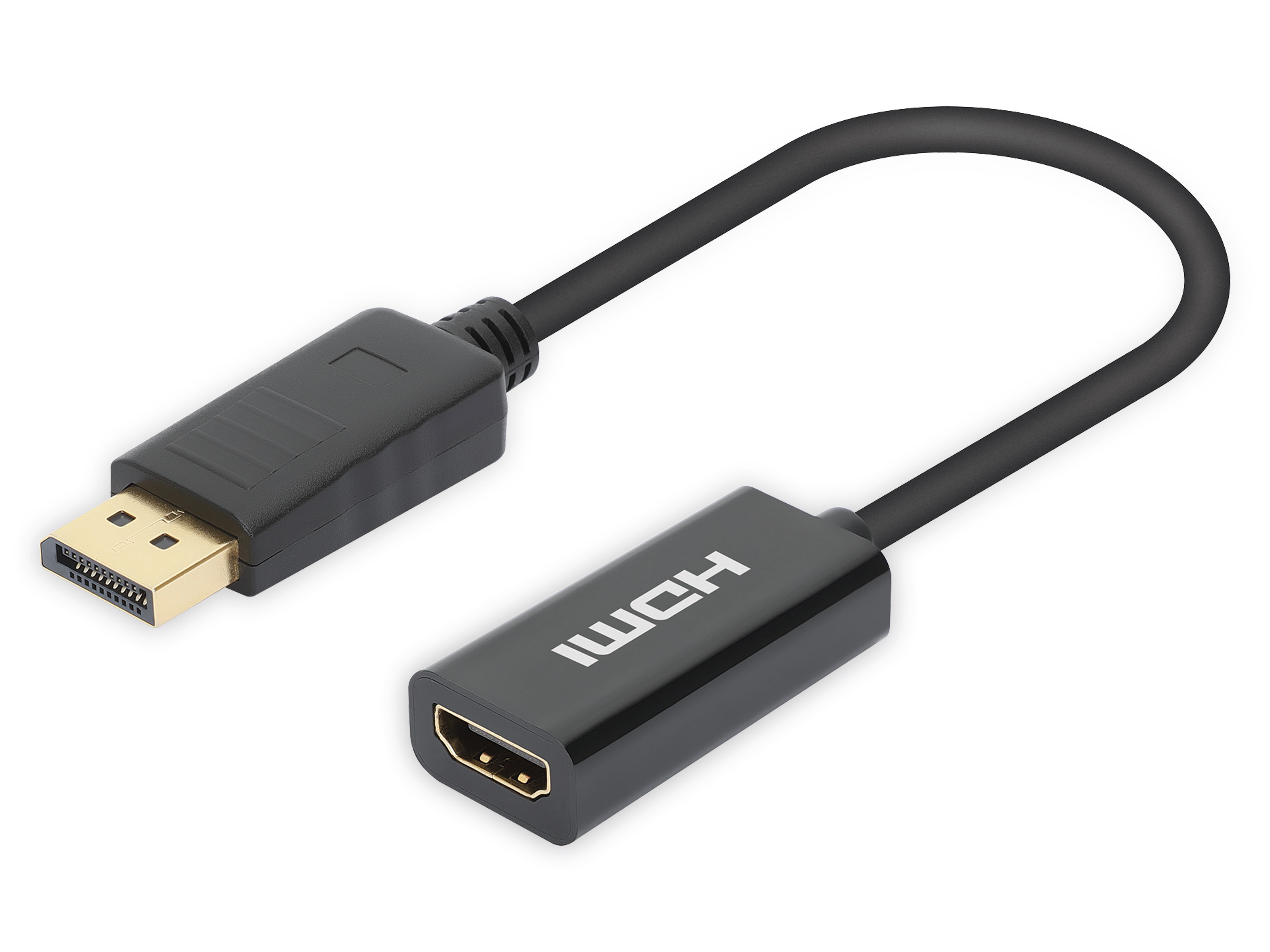 MANHATTAN HDMI-Adapter, DisplayPort-Stecker auf HDMI-Buchse