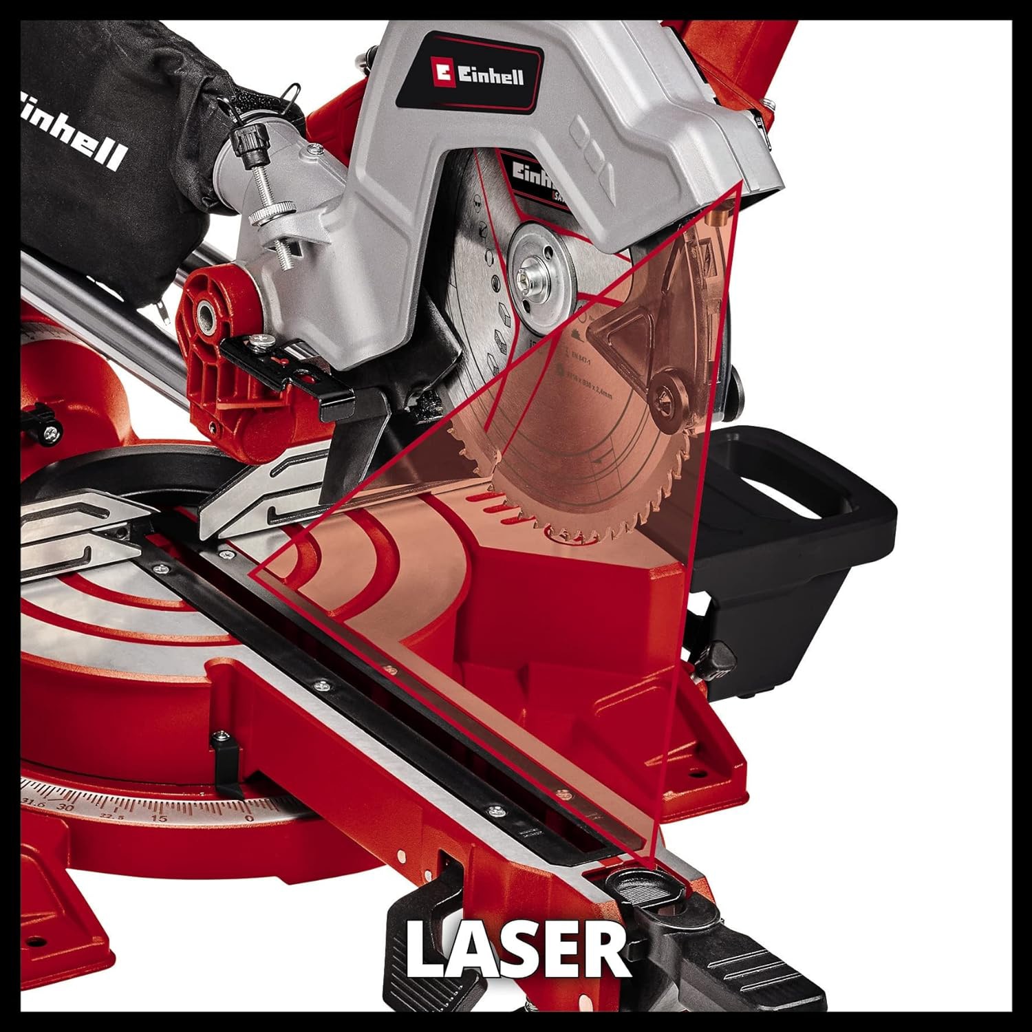EINHELL Zug-Kapp-Gehrungssäge, TE-SM 216 Dual, 4300865, 1800 W