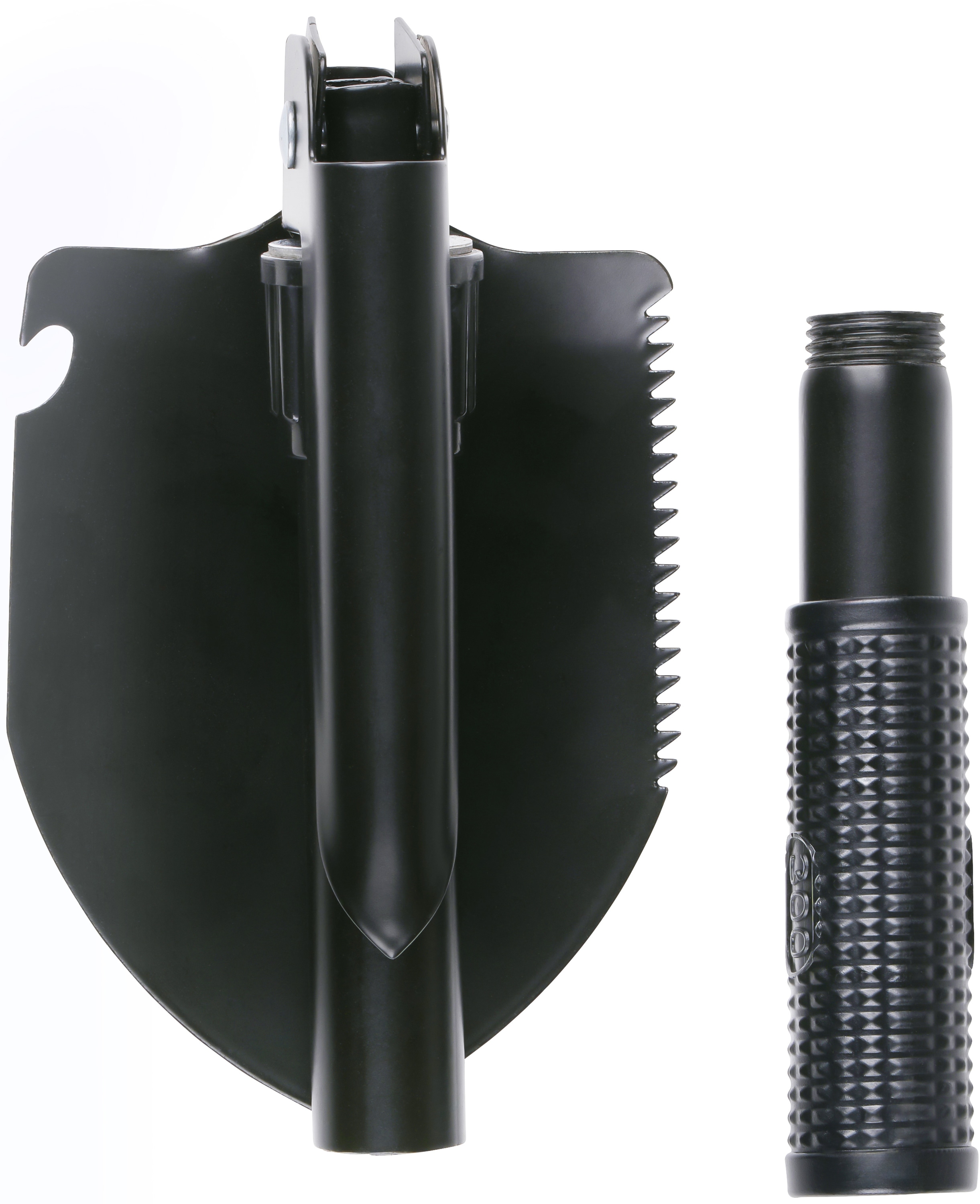 Klappspaten, 280 mm, schwarz
