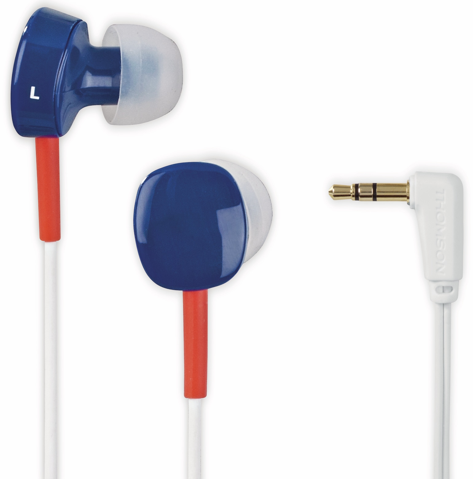Thomson In-Ear Ohrhörer EAR3056BRW, blau/weiß/rot