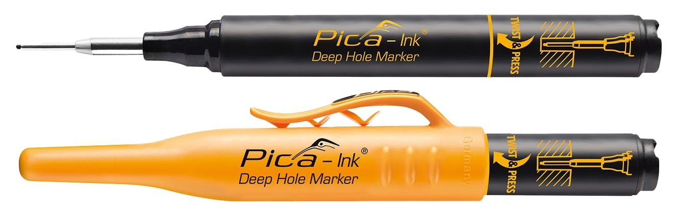 PICA Ink Tieflochmarker 150/46/SB, schwarz