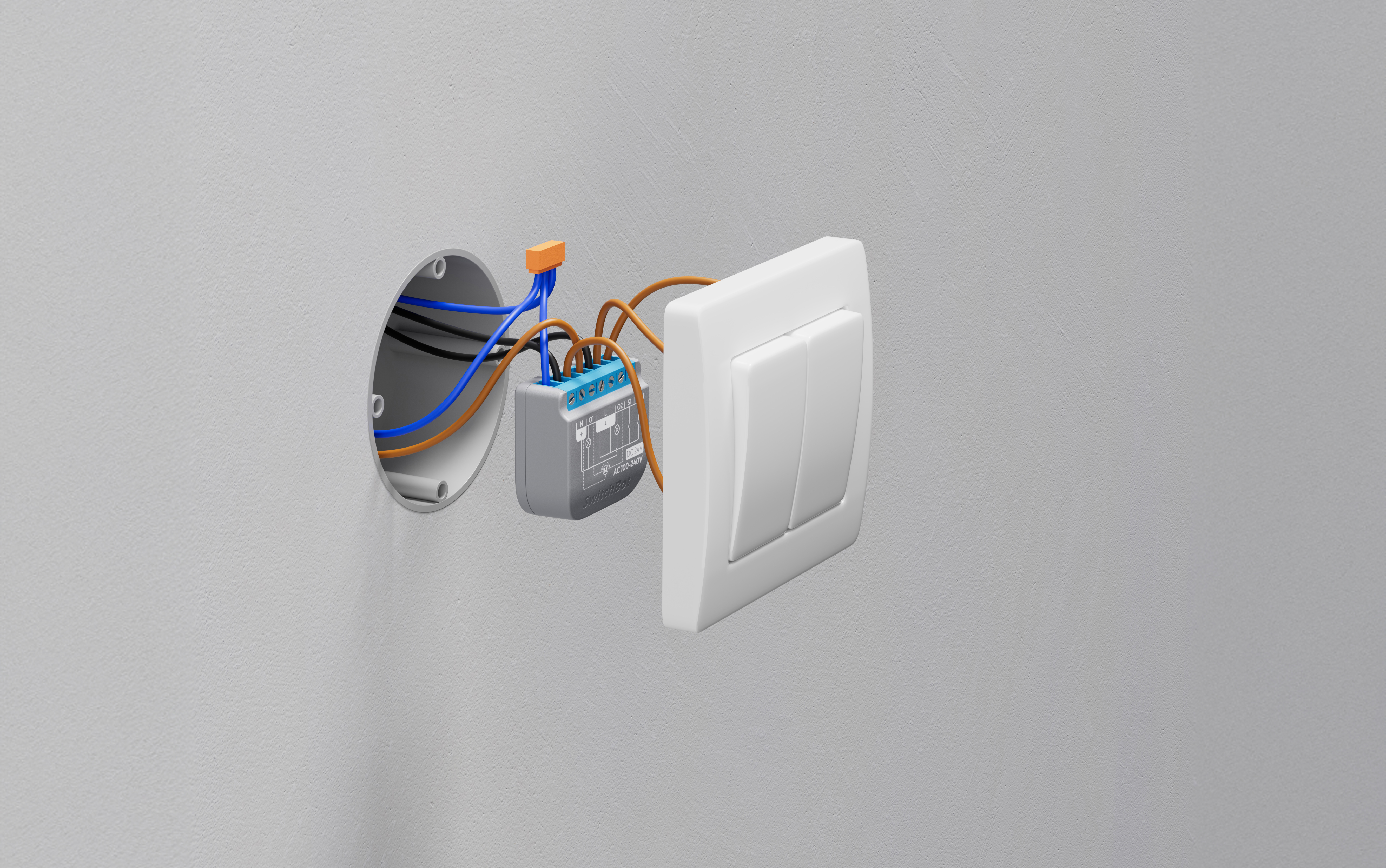 SWITCHBOT Unterputz Relay Switch 2 PM